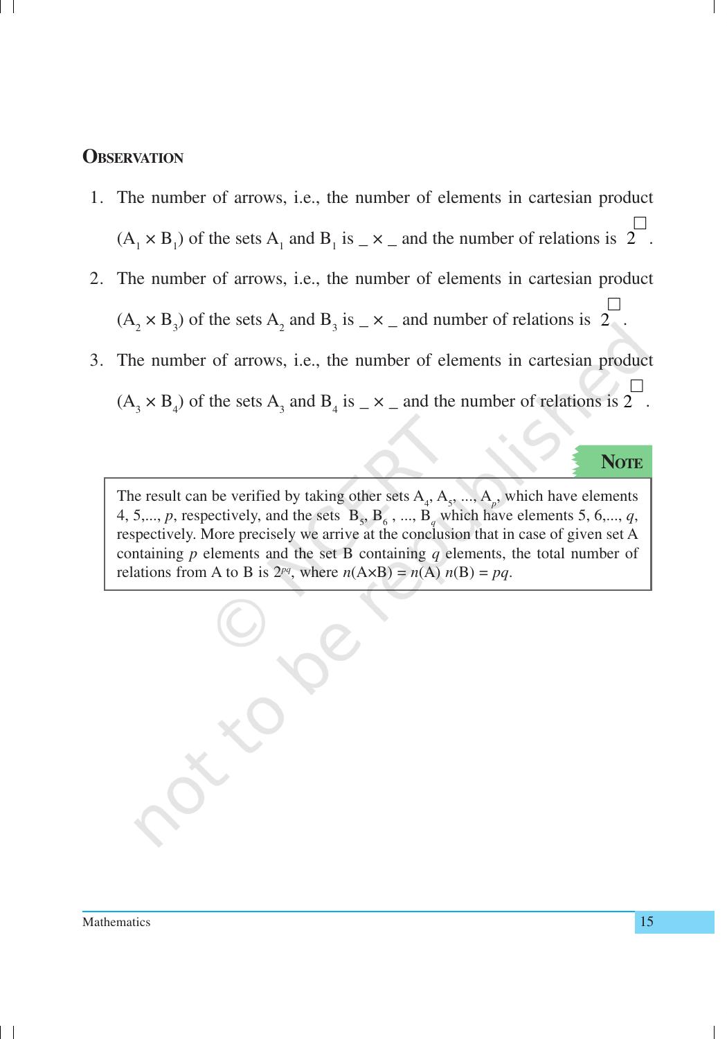 NCERT Laboratory Manuals for Class XI Mathematics - Activities (1 to 10) - Page 15