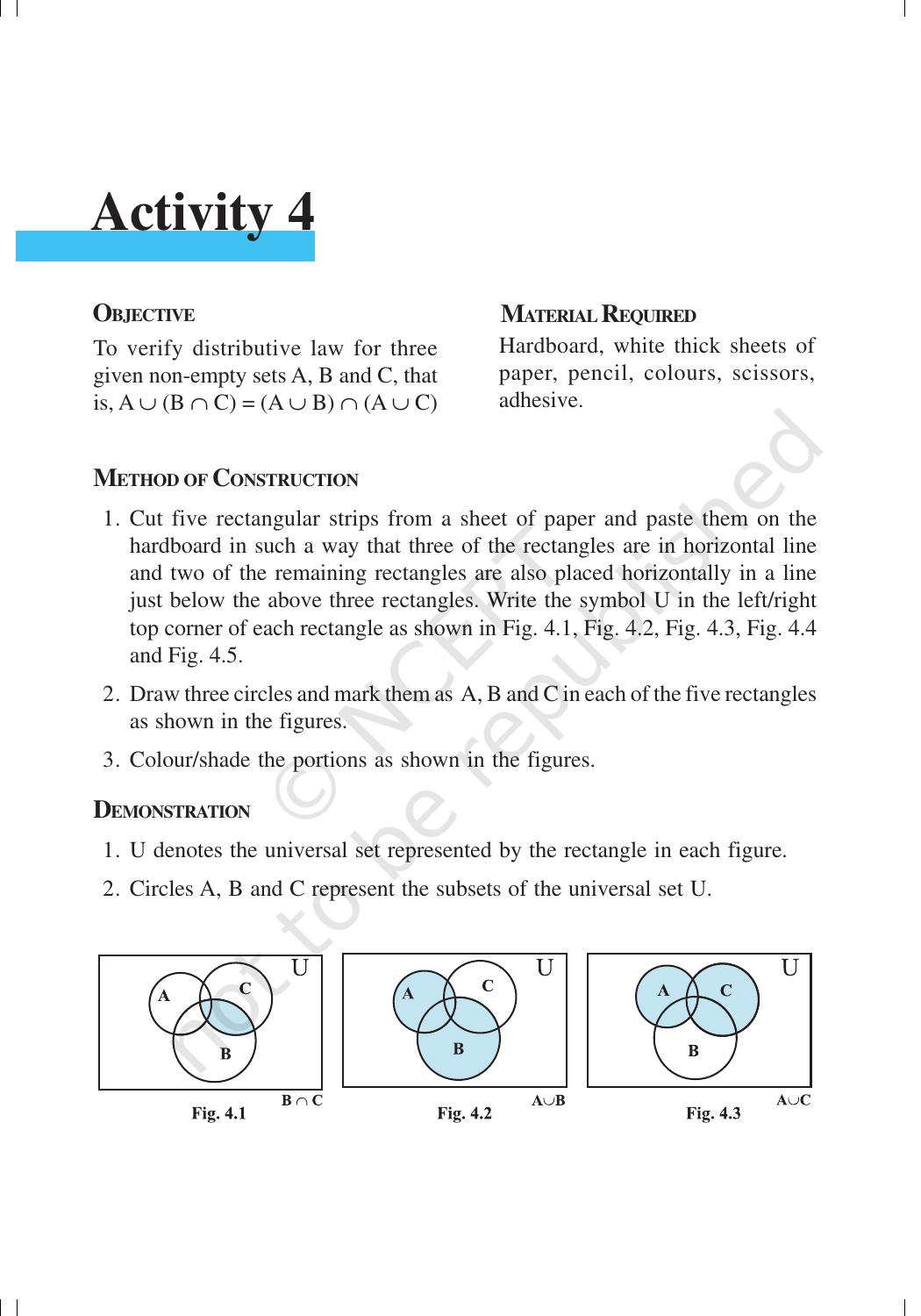 NCERT Laboratory Manuals for Class XI Mathematics - Activities (1 to 10) - Page 20