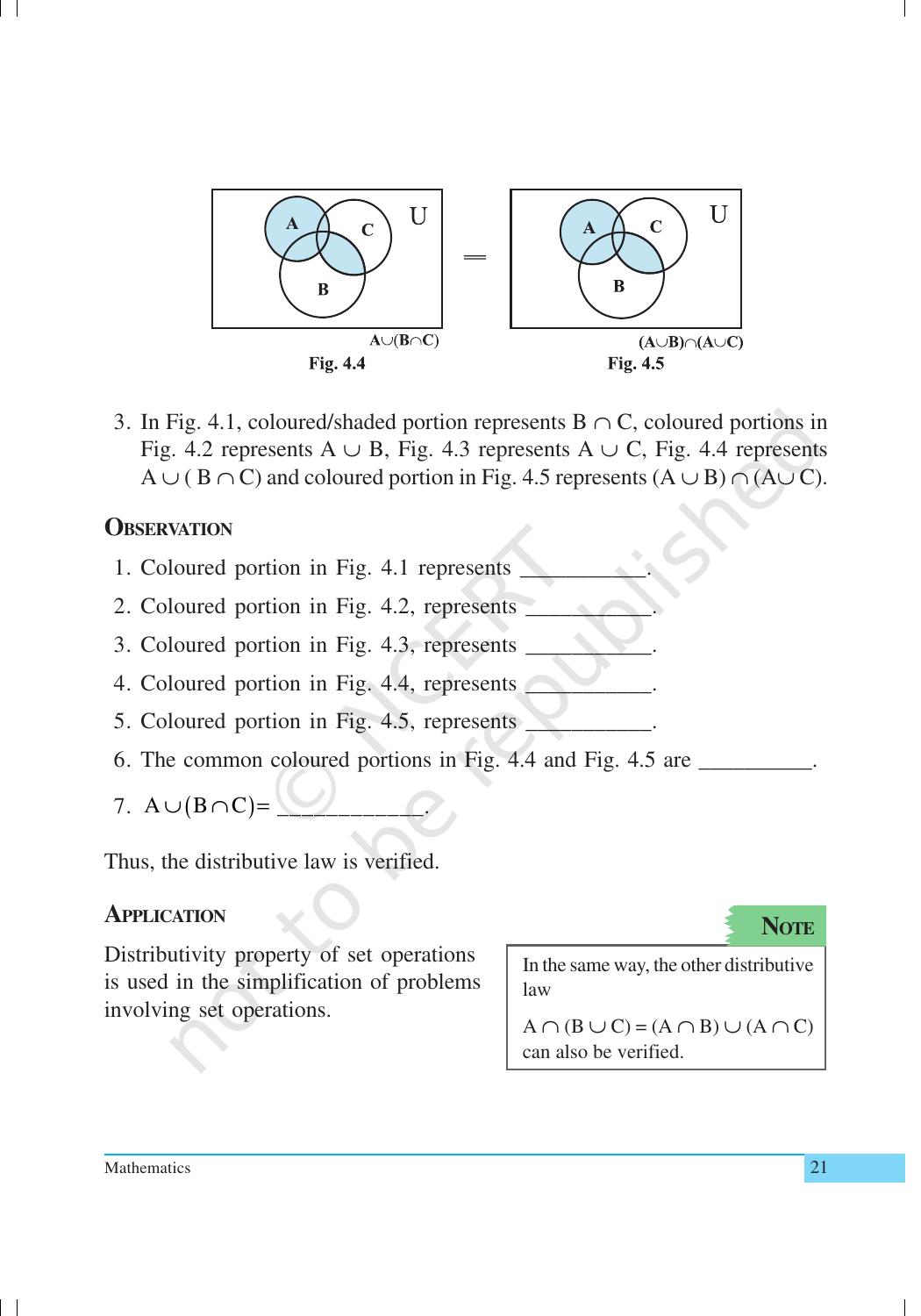 NCERT Laboratory Manuals for Class XI Mathematics - Activities (1 to 10) - Page 21