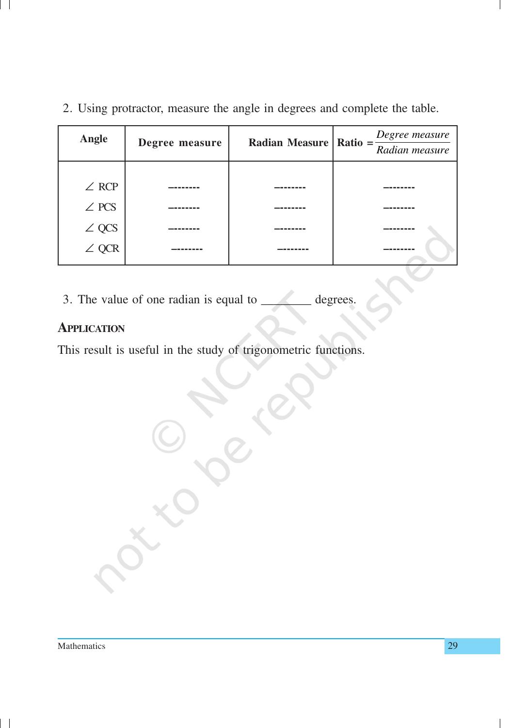 NCERT Laboratory Manuals for Class XI Mathematics - Activities (1 to 10) - Page 29