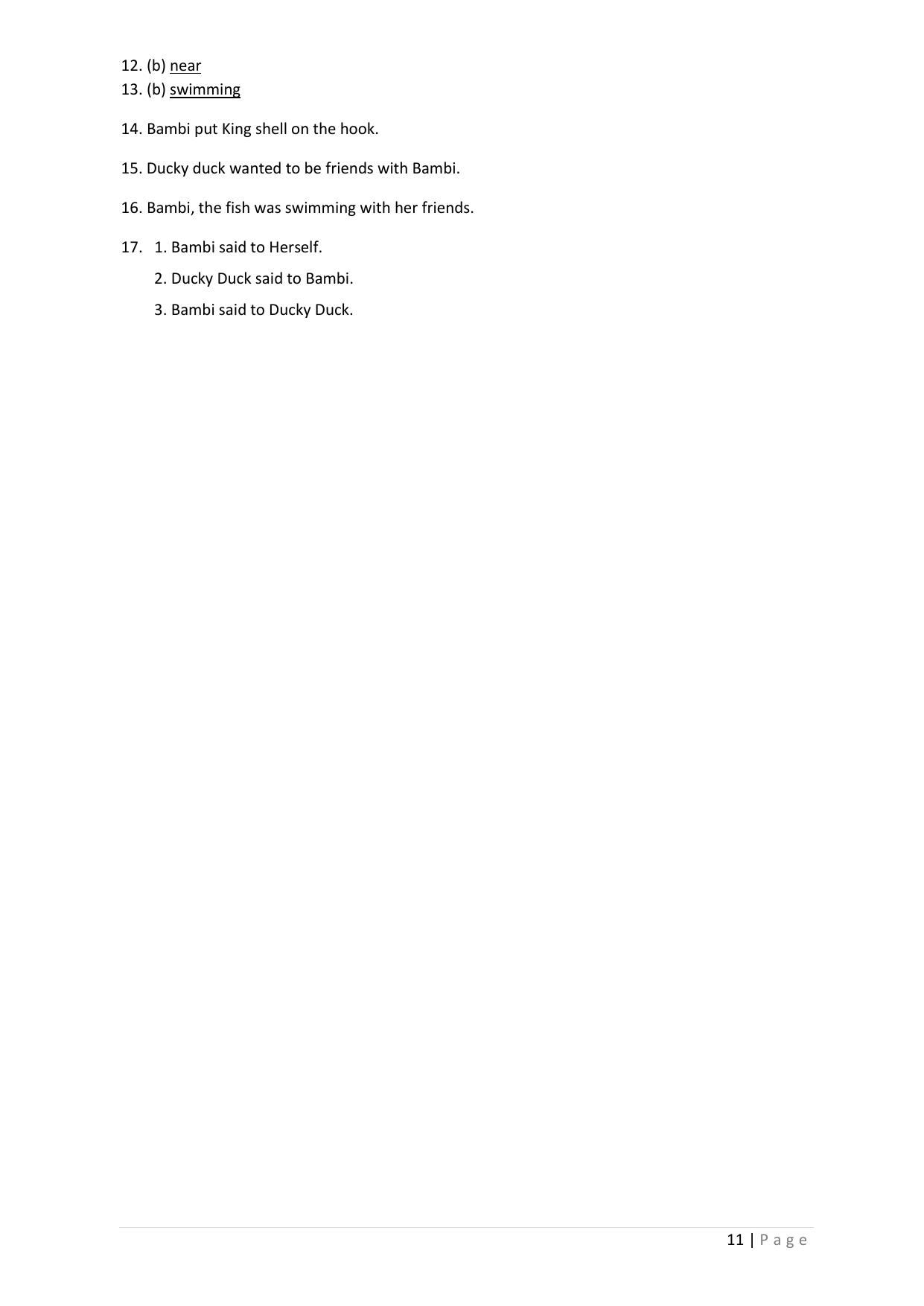 Chhattisgarh Board Class 5 English Question Bank - Page 15