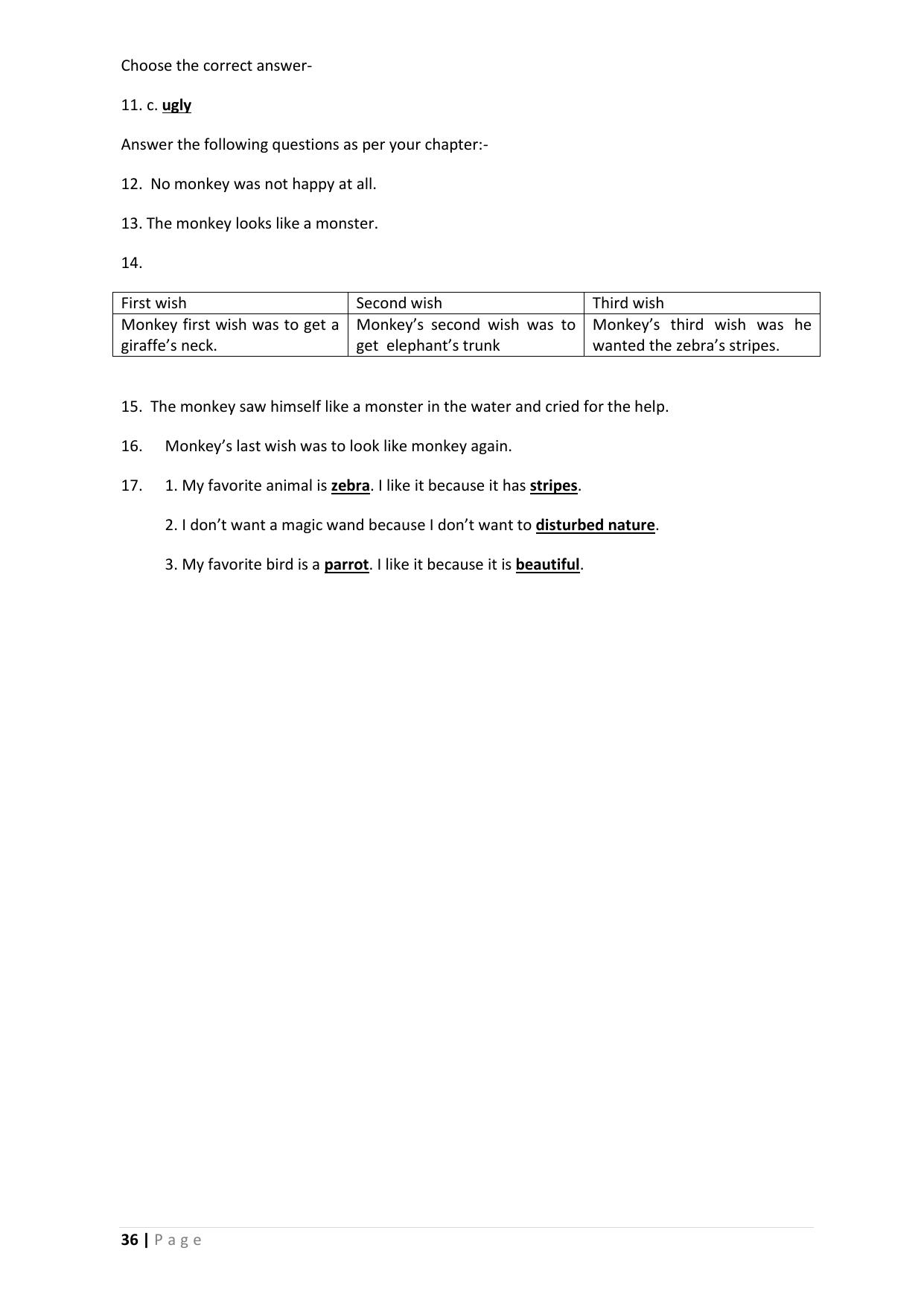 Chhattisgarh Board Class 5 English Question Bank - Page 40