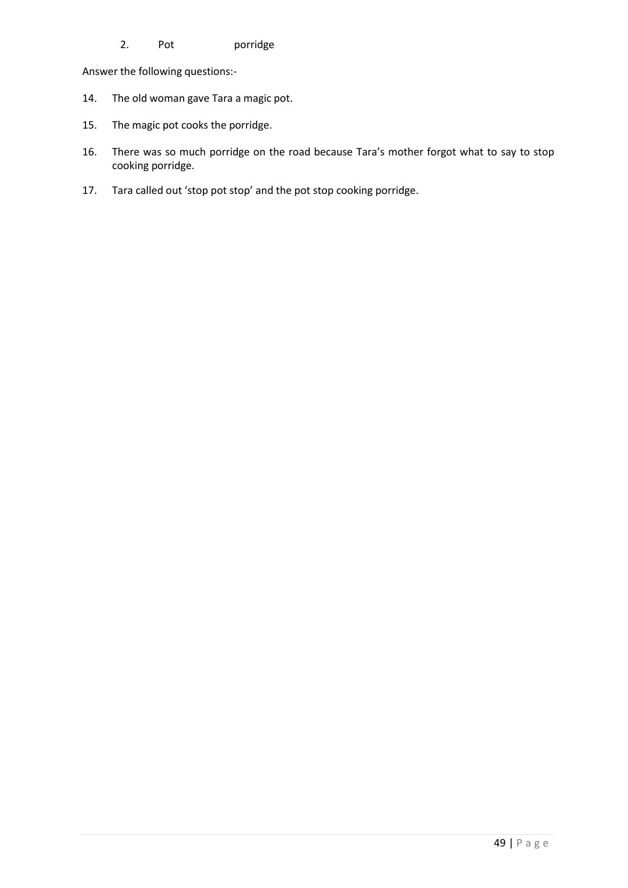 Chhattisgarh Board Class 5 English Question Bank - Page 53