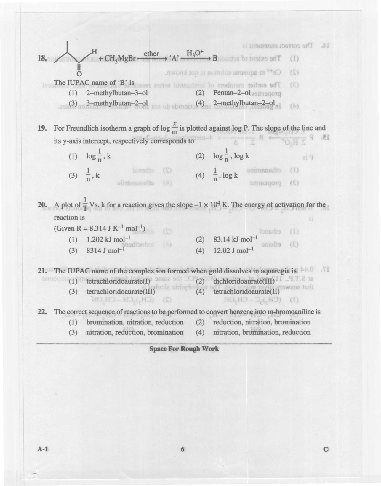 KCET Chemistry 2014 Question Papers - Page 6