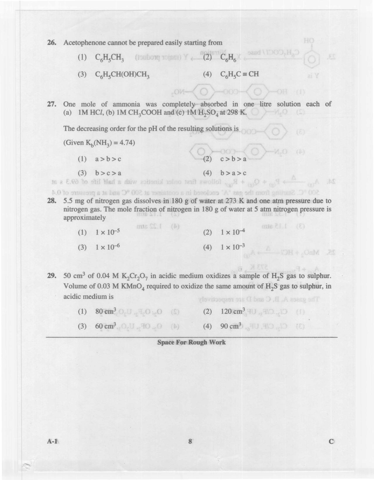 KCET Chemistry 2014 Question Papers - Page 8