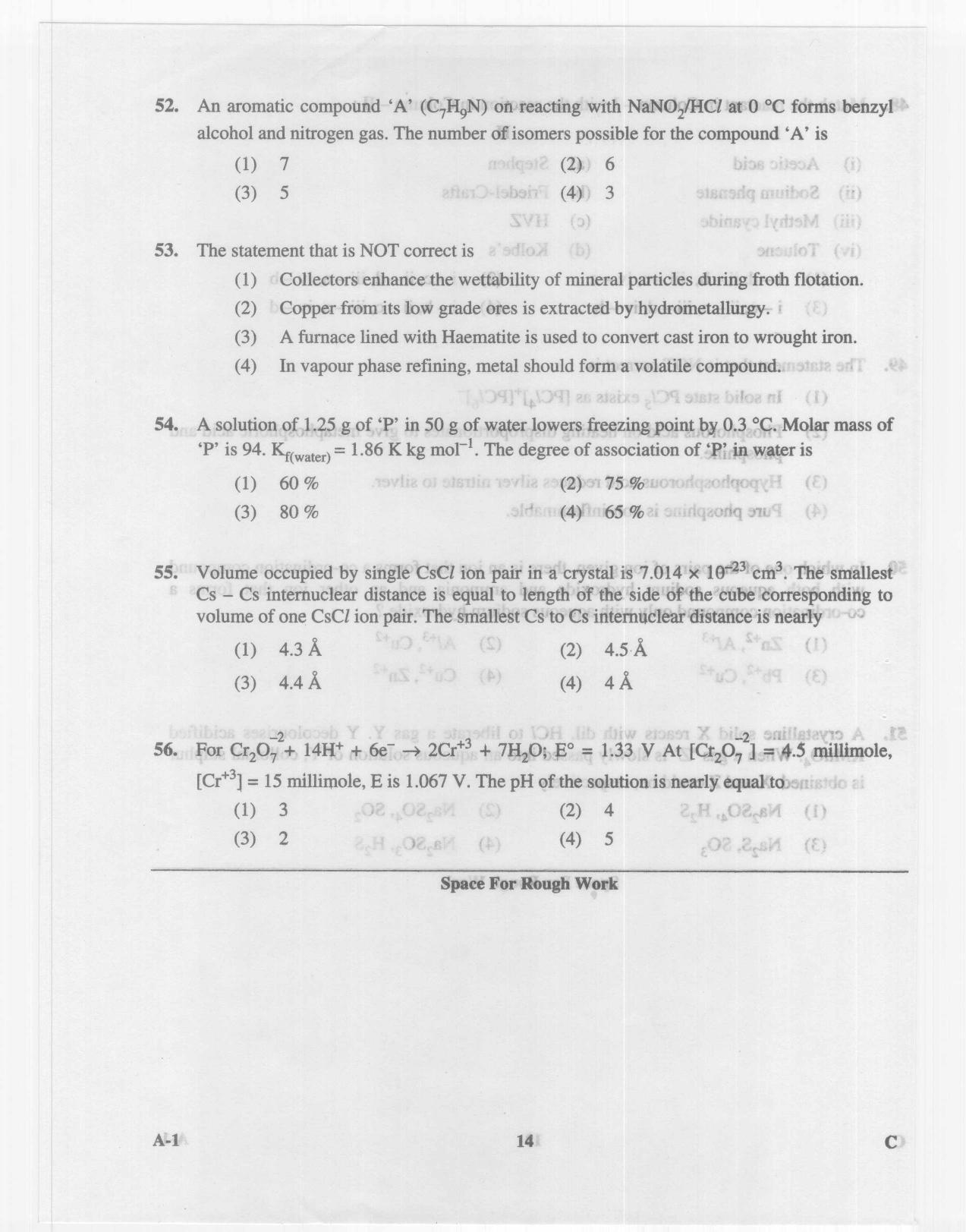 KCET Chemistry 2014 Question Papers - Page 14