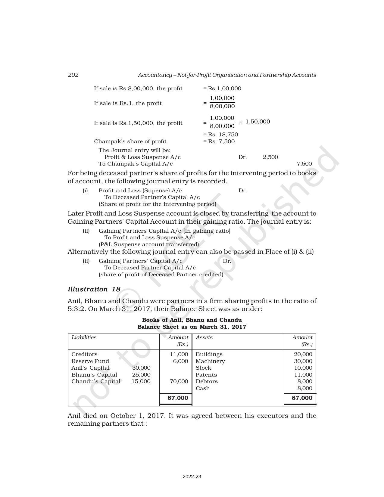 Reconstitution of a Partnership Firm – Retirement/Death of a Partner - Page 36