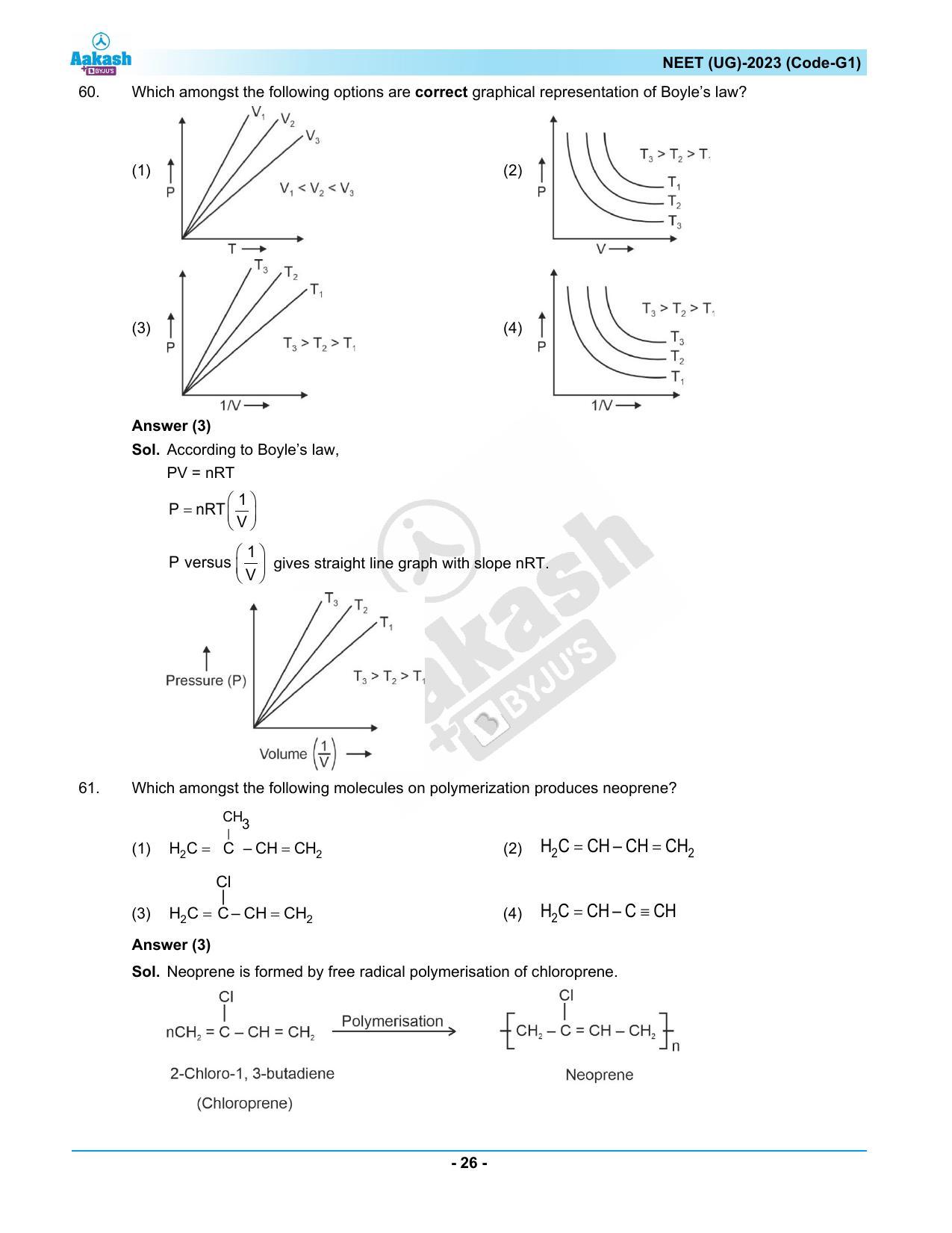 NEET 2023 Question Paper G1 - Page 26