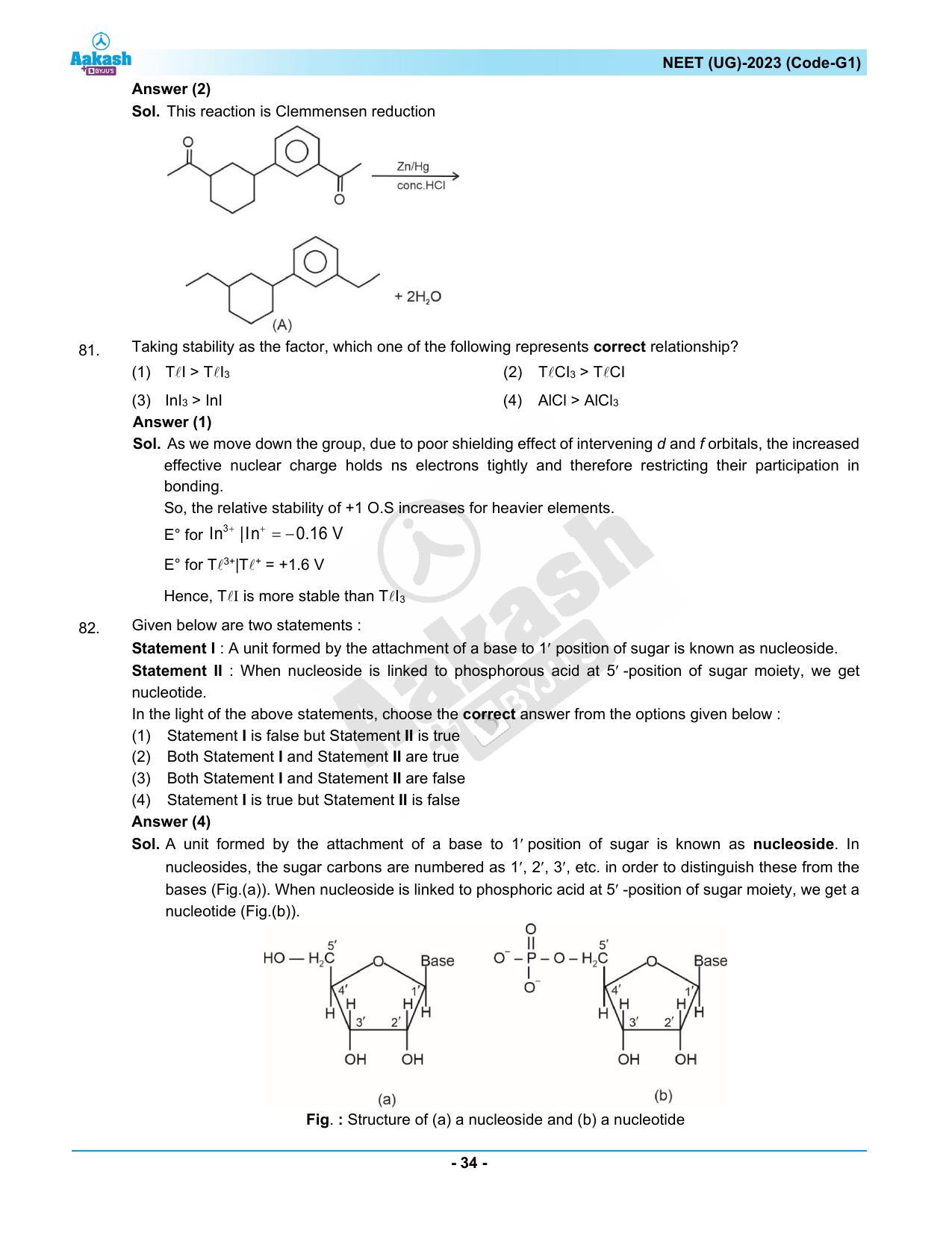 NEET 2023 Question Paper G1 - Page 34