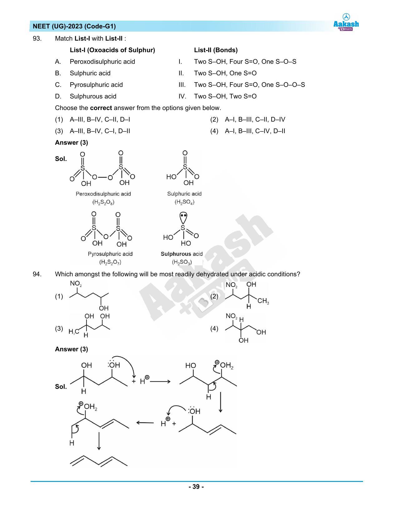 NEET 2023 Question Paper G1 - Page 39