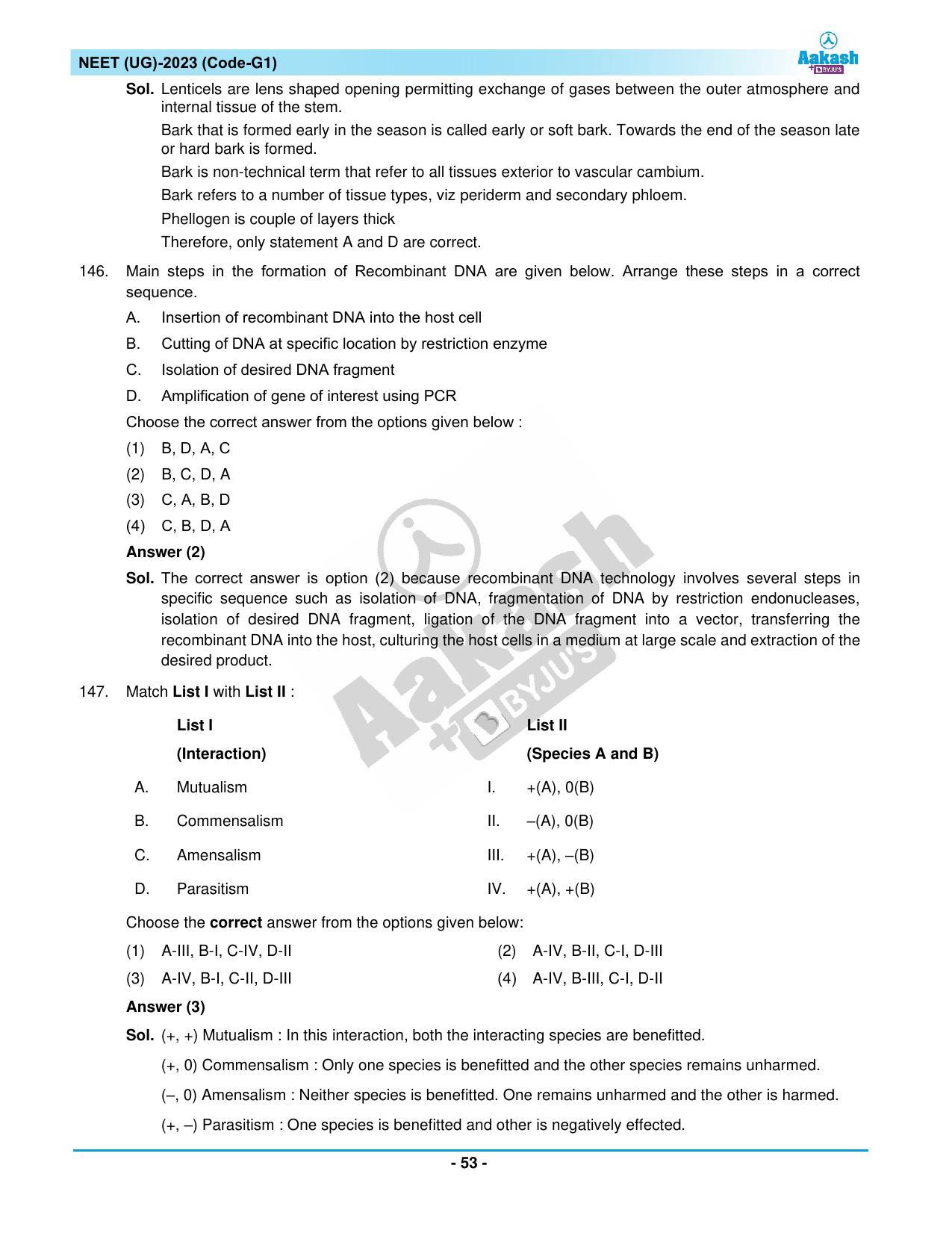 NEET 2023 Question Paper G1 - Page 53