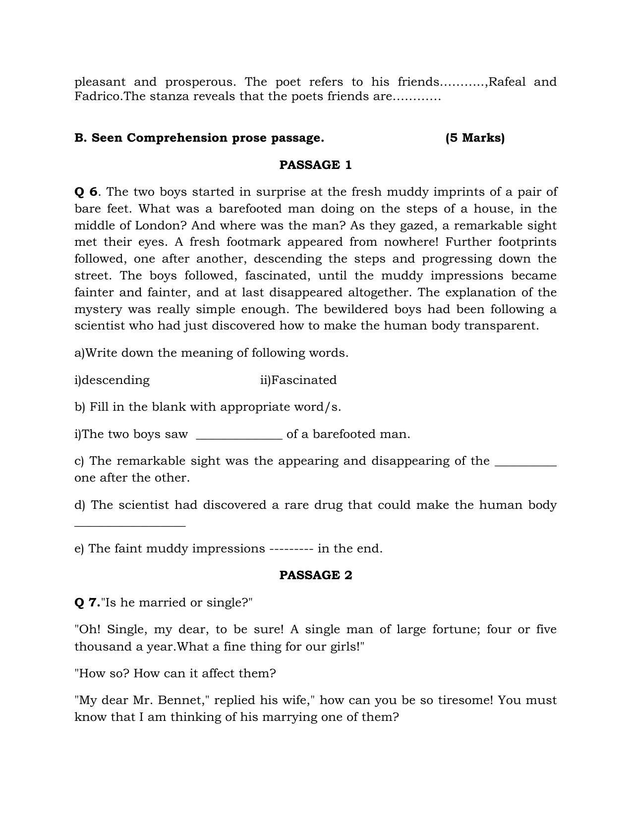 JKBOSE Class 10 English Question Bank - Page 4