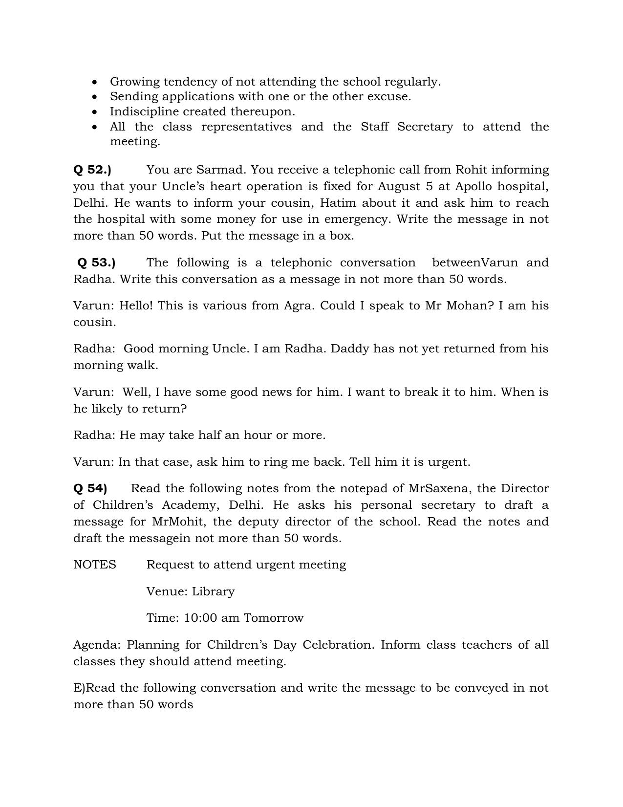 JKBOSE Class 10 English Question Bank - Page 21