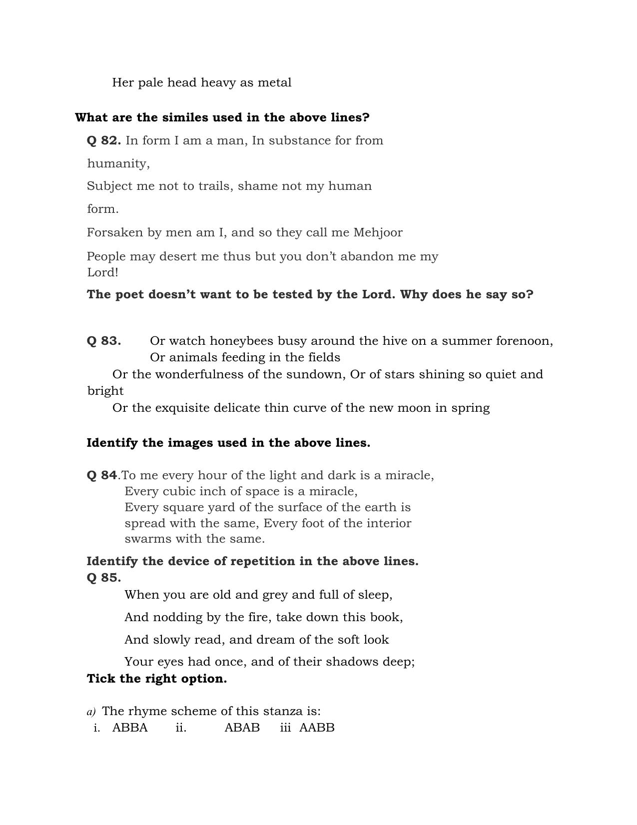 JKBOSE Class 10 English Question Bank - Page 27