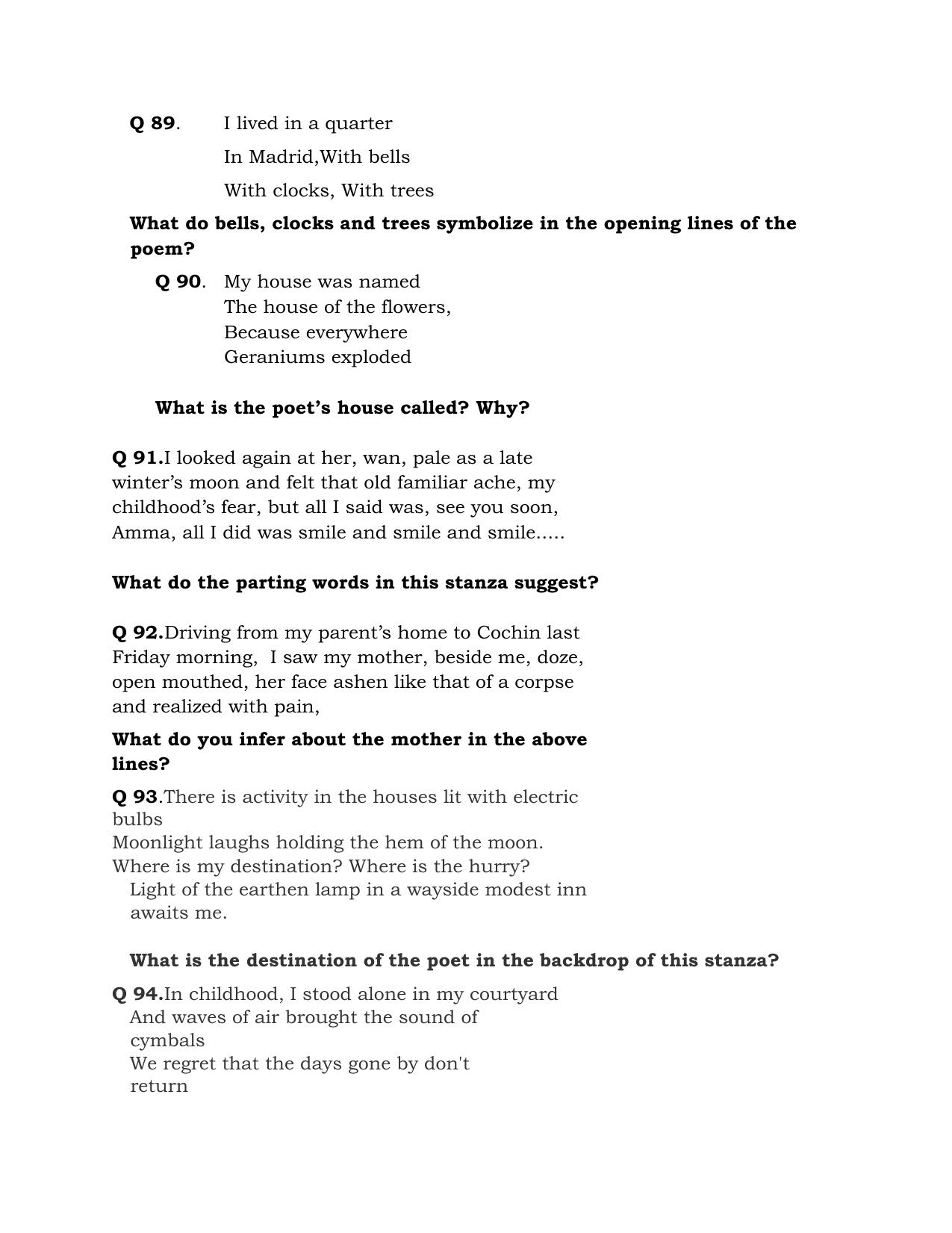 JKBOSE Class 10 English Question Bank - Page 29
