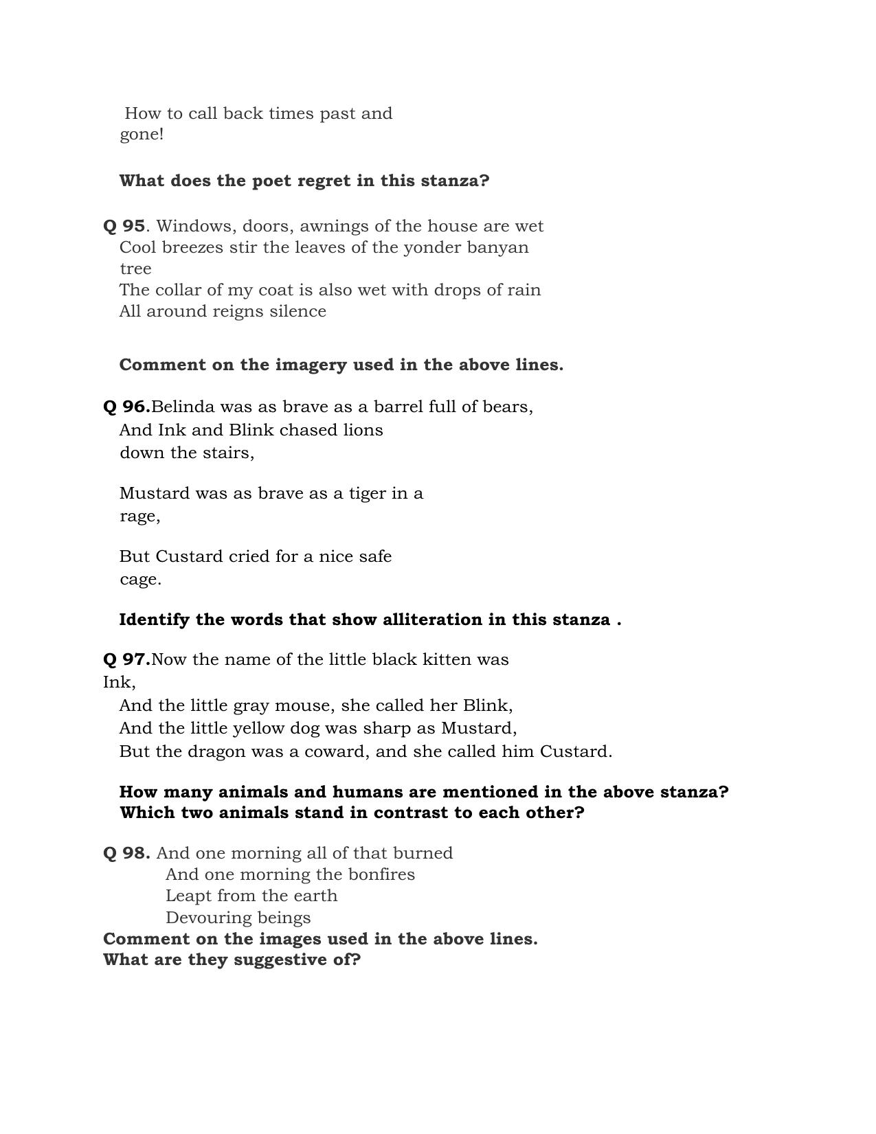JKBOSE Class 10 English Question Bank - Page 30