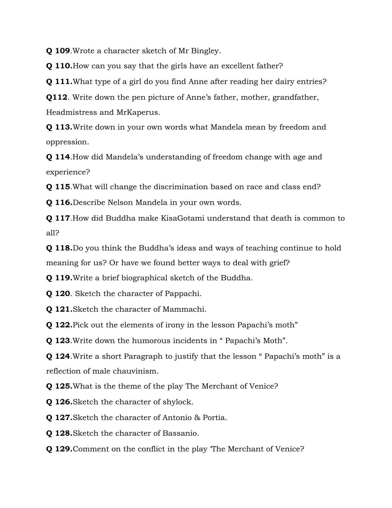 JKBOSE Class 10 English Question Bank - Page 32