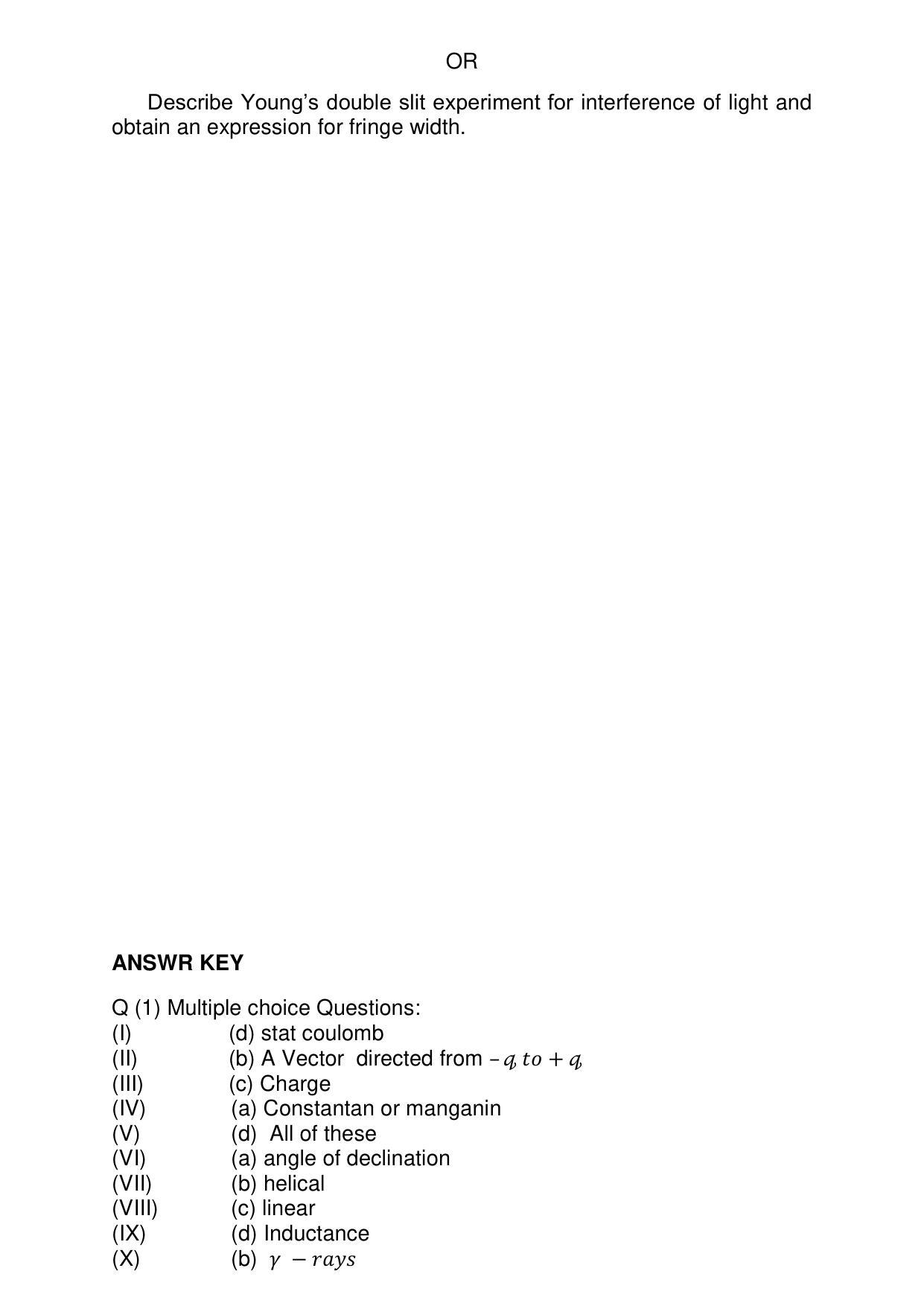 PSEB 12th Physics Model Paper 2024 - Page 4