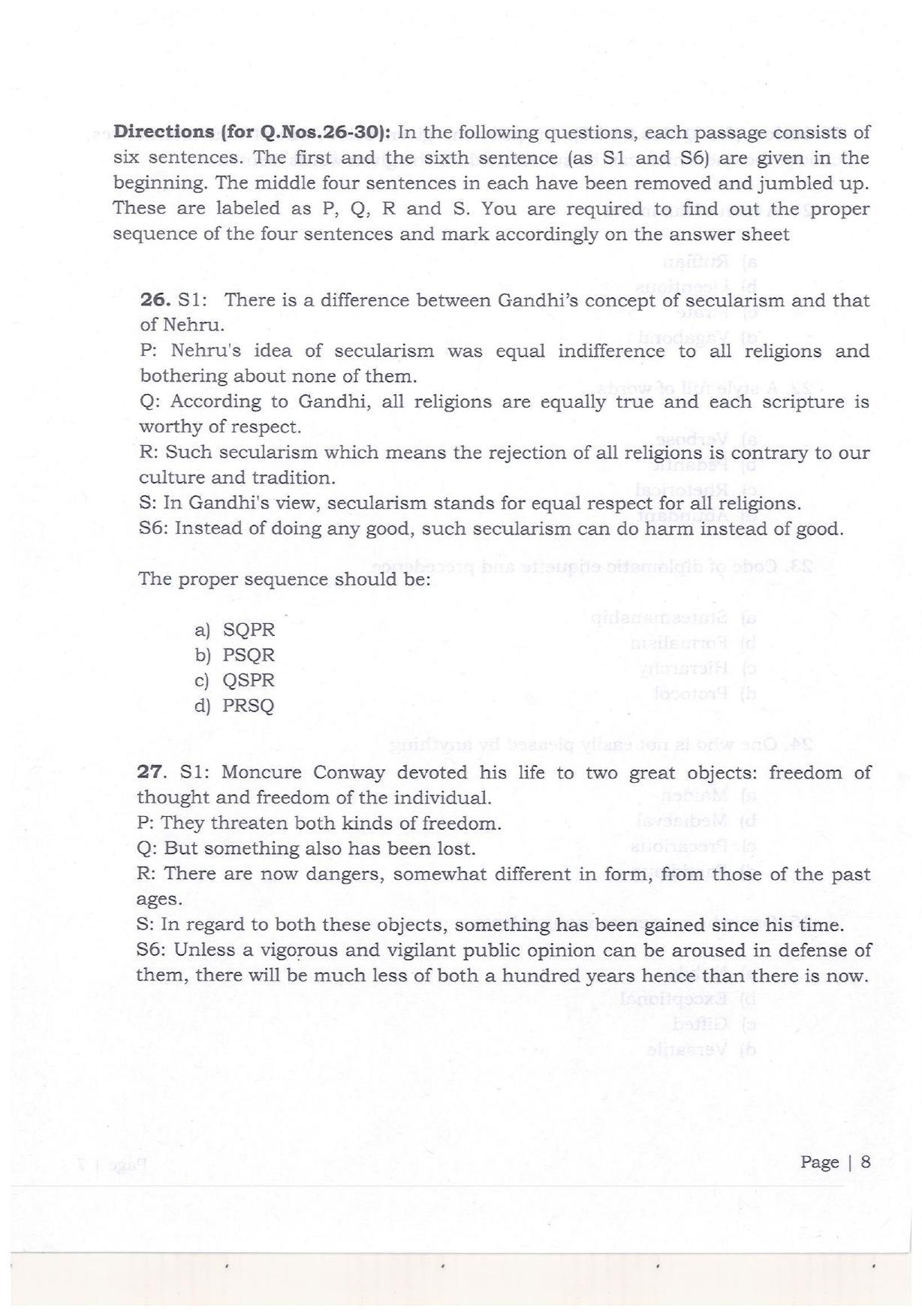KMAT Question Papers - July 2018 - Page 6