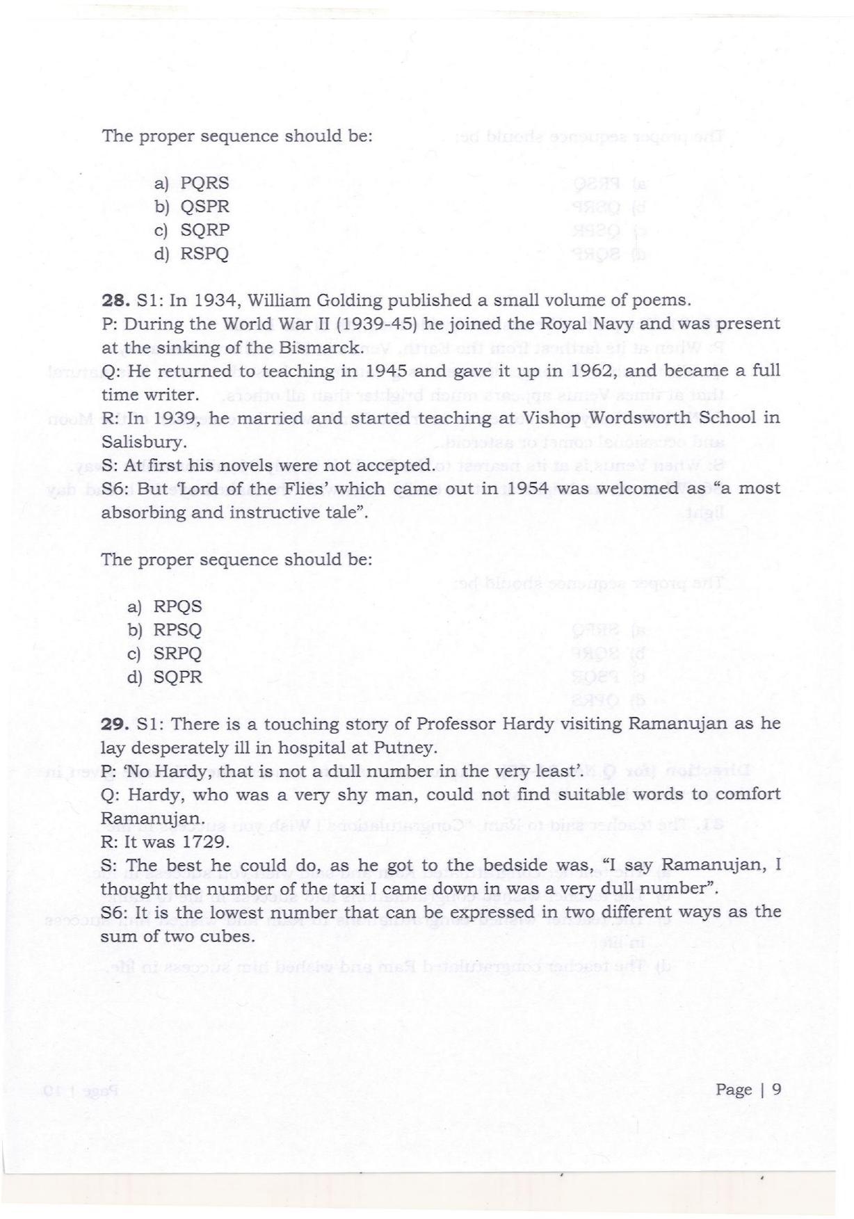 KMAT Question Papers - July 2018 - Page 7