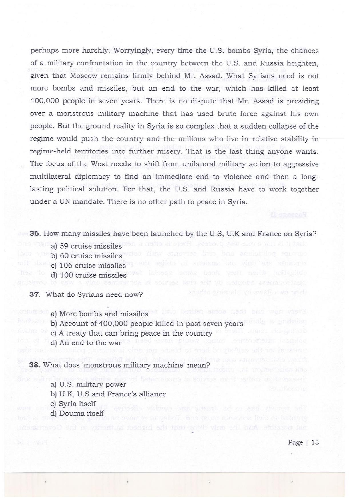 KMAT Question Papers - July 2018 - Page 11