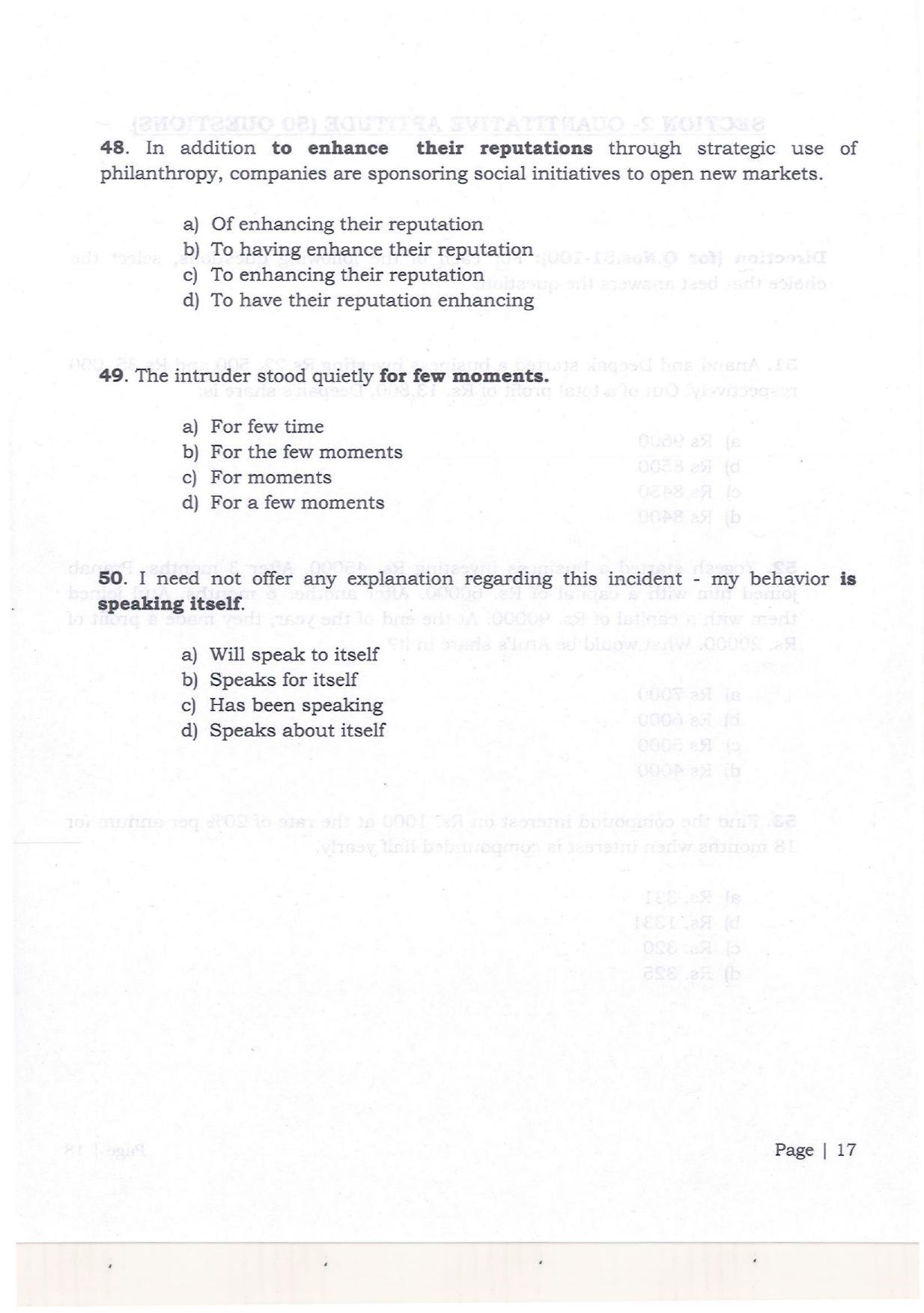 KMAT Question Papers - July 2018 - Page 15