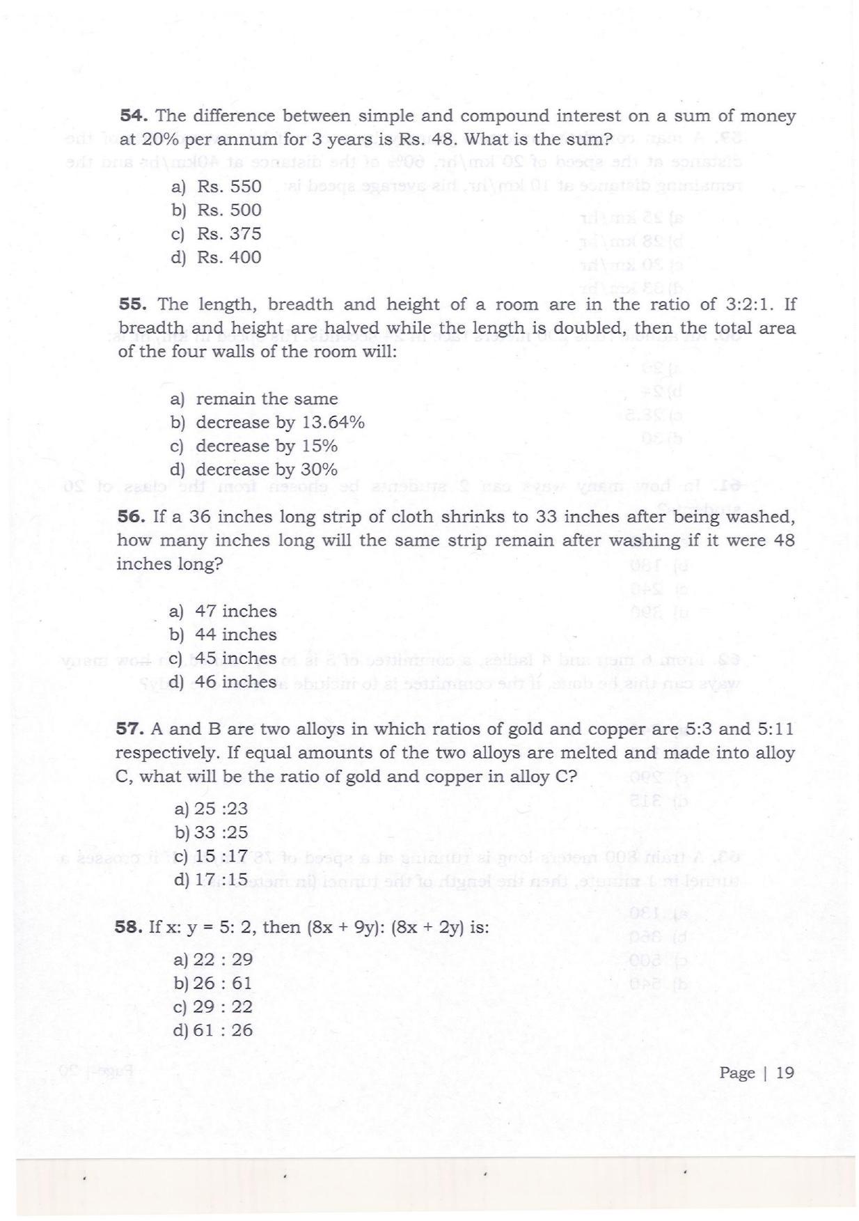 KMAT Question Papers - July 2018 - Page 17