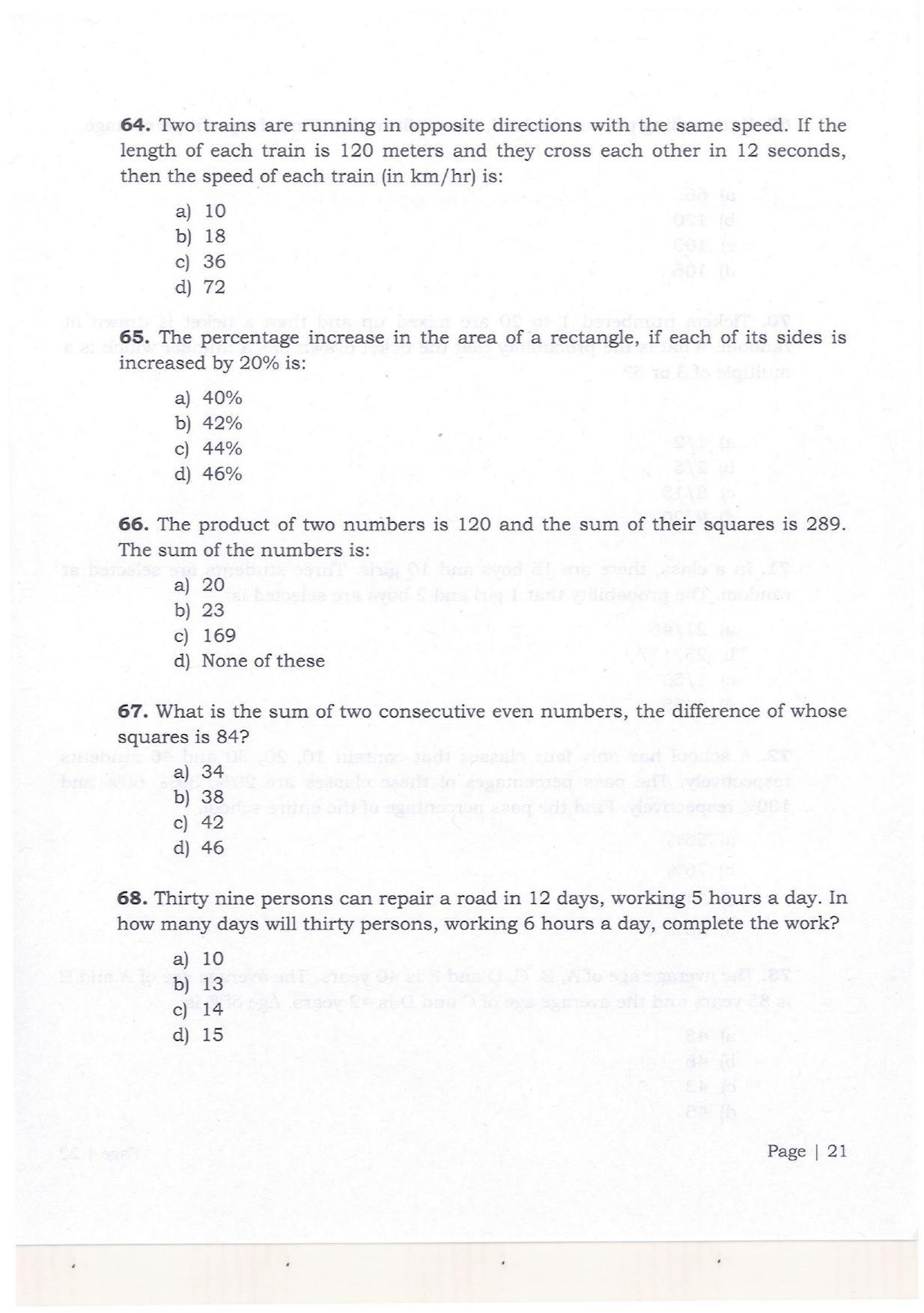 KMAT Question Papers - July 2018 - Page 19