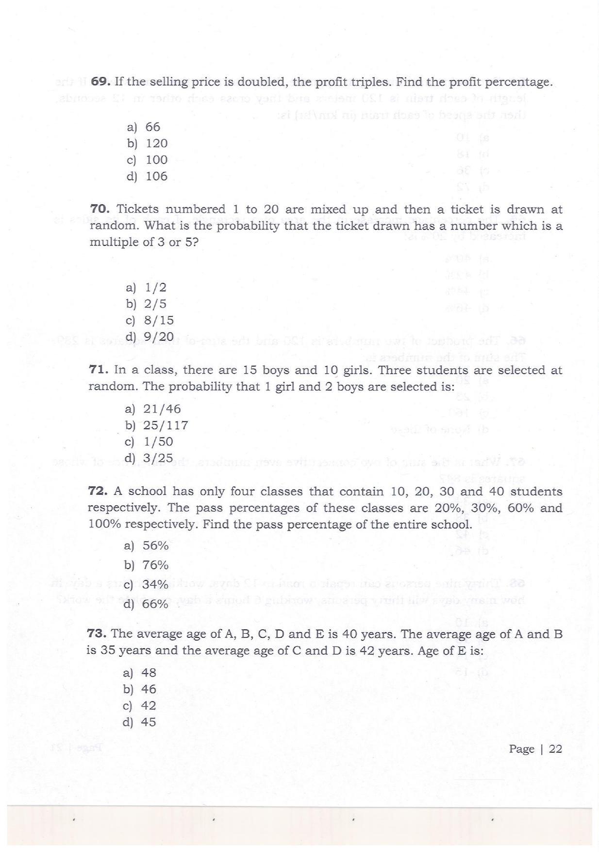 KMAT Question Papers - July 2018 - Page 20