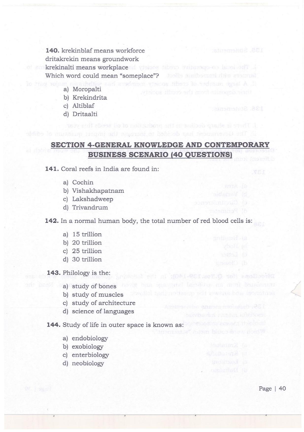 KMAT Question Papers - July 2018 - Page 38