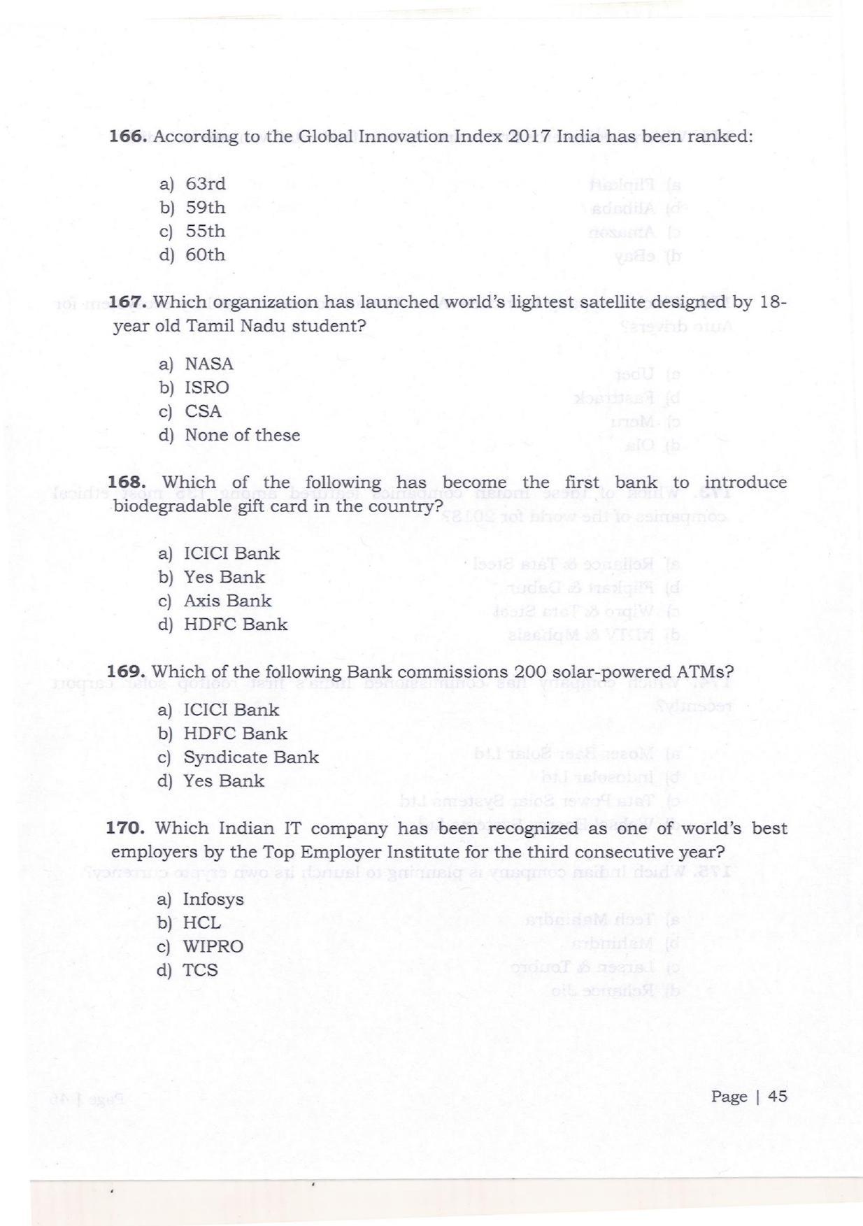 KMAT Question Papers - July 2018 - Page 43