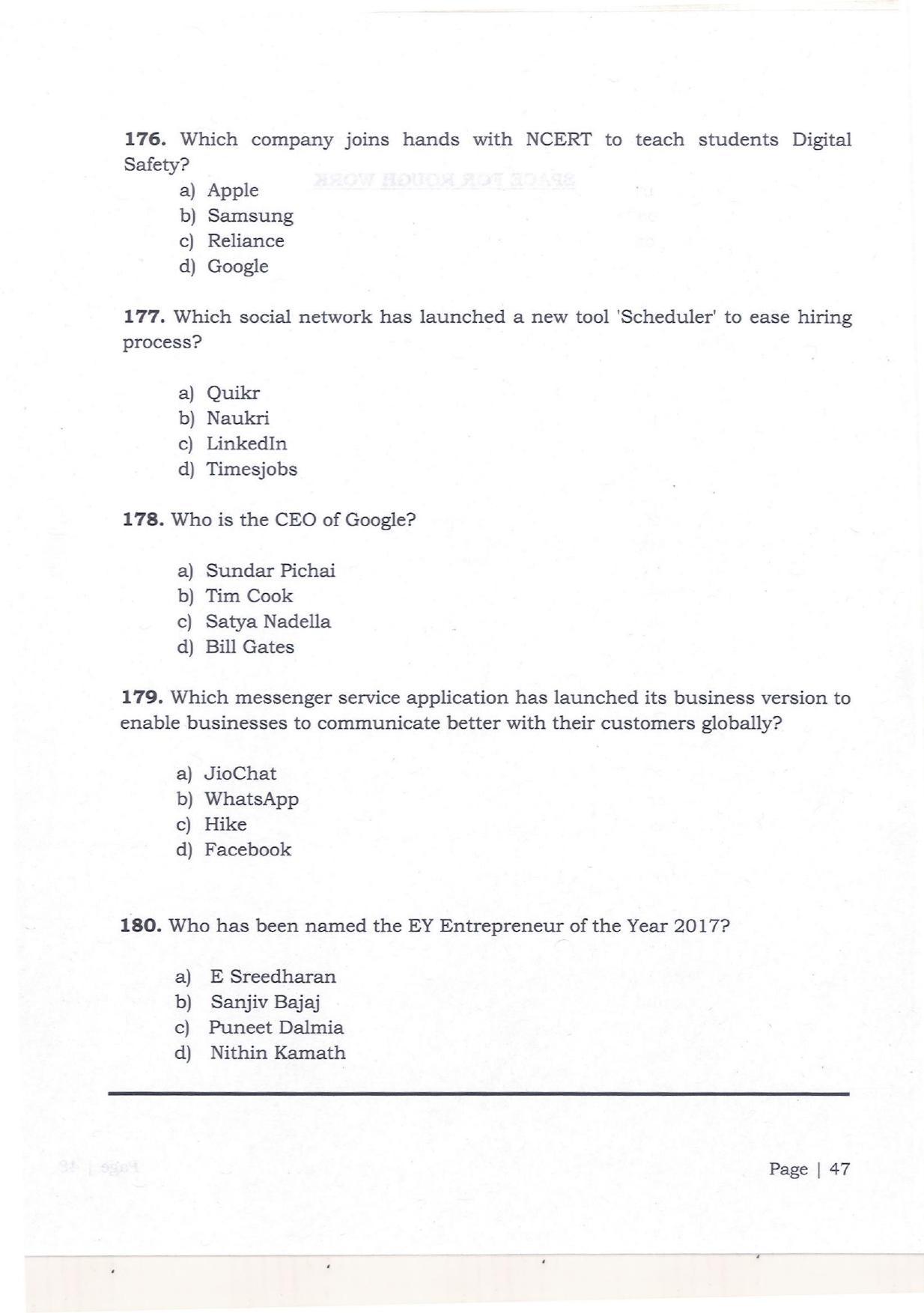 KMAT Question Papers - July 2018 - Page 45