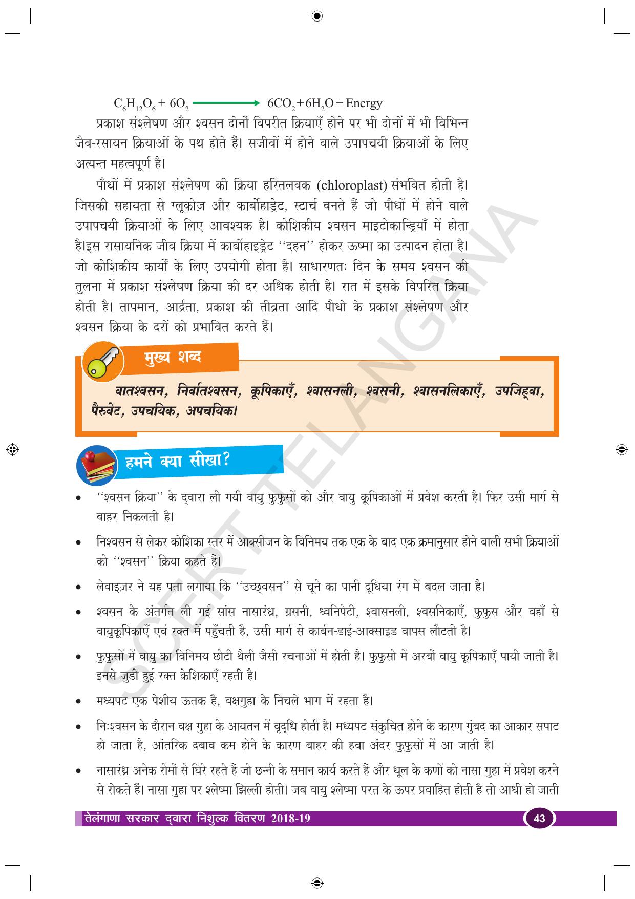 TS SCERT Class 10 Biological Science (Hindi Medium) Text Book - Page 55