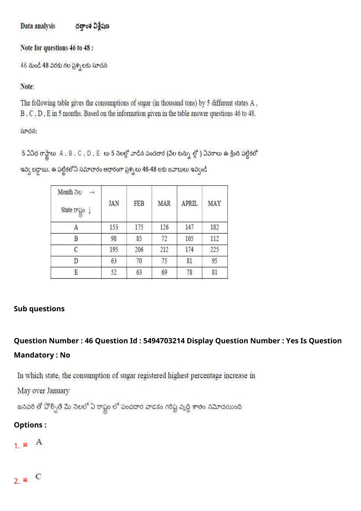 AP ICET 2021 - Shift 2 Question Paper With Preliminary Keys - Page 34