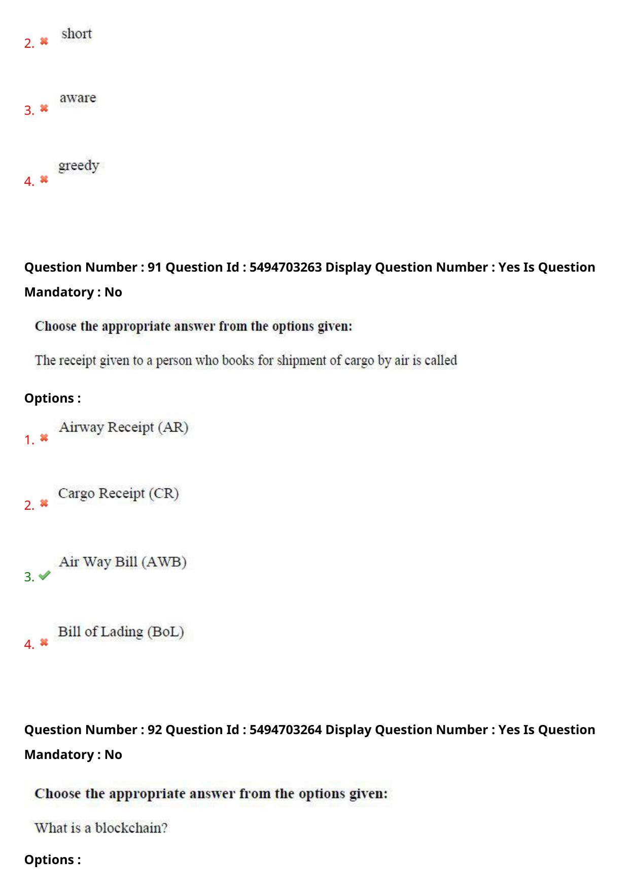 AP ICET 2021 - Shift 2 Question Paper With Preliminary Keys - Page 66