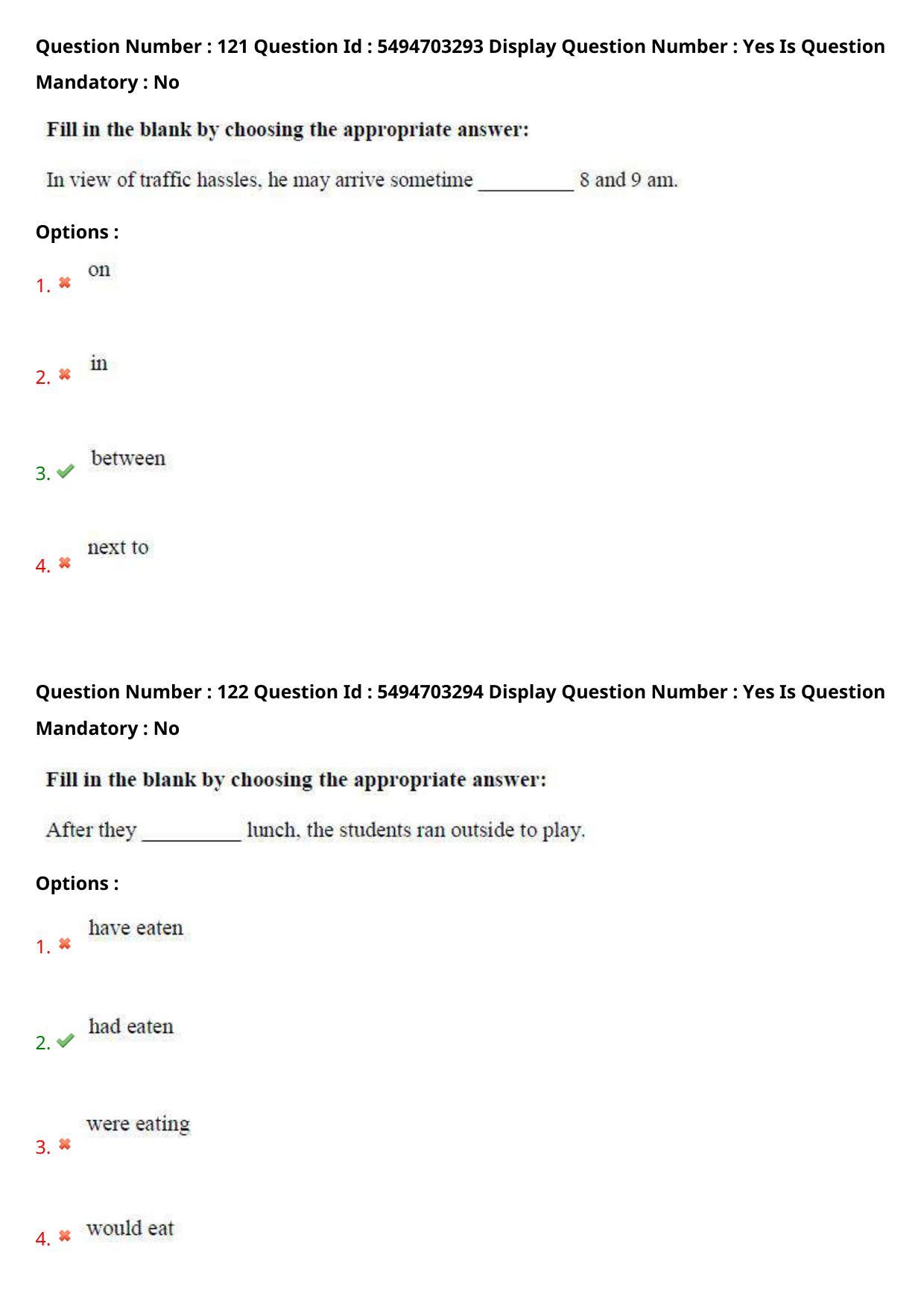 AP ICET 2021 - Shift 2 Question Paper With Preliminary Keys - Page 83