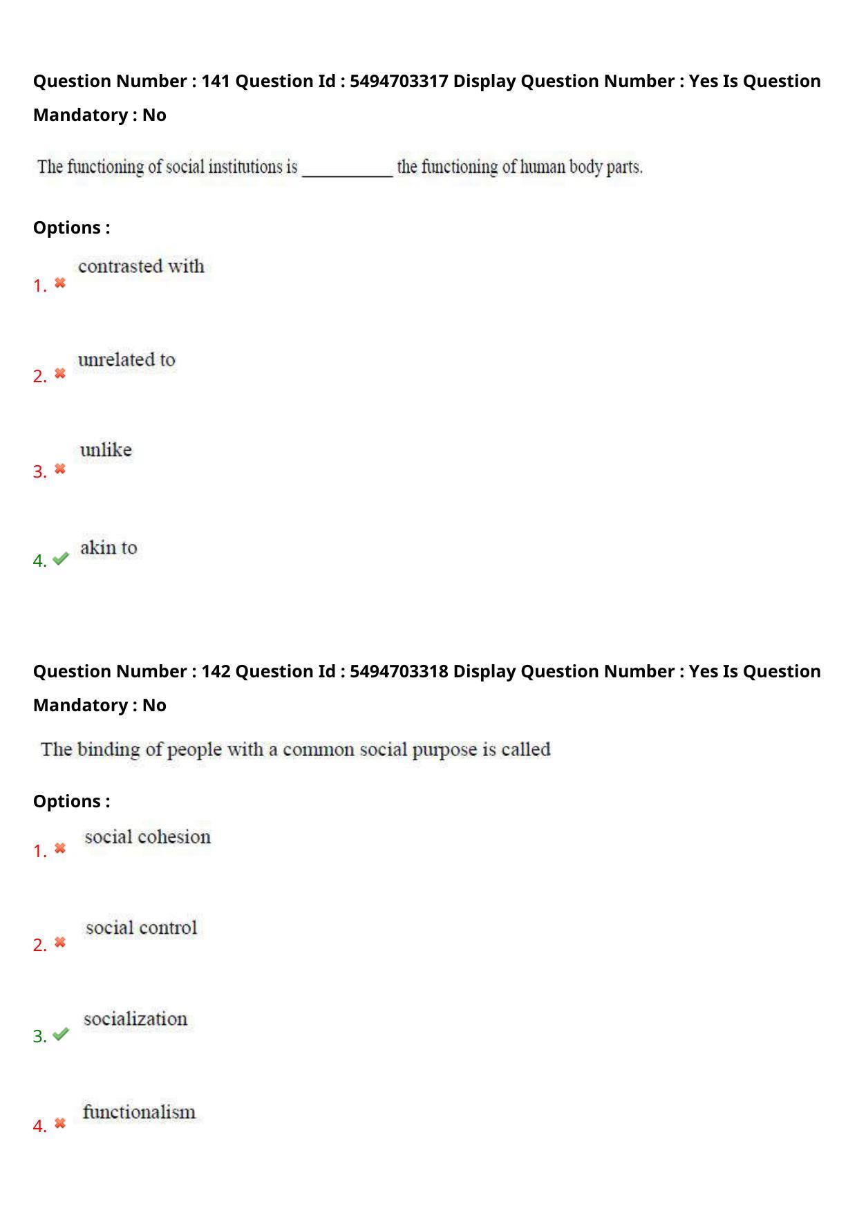 AP ICET 2021 - Shift 2 Question Paper With Preliminary Keys - Page 98