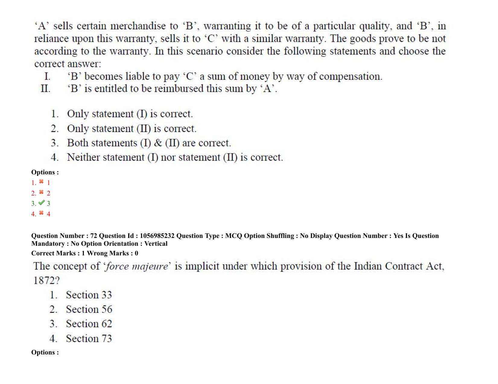 TS PGLCET 24th Aug 2021 Shift 1 Question Paper - Page 42