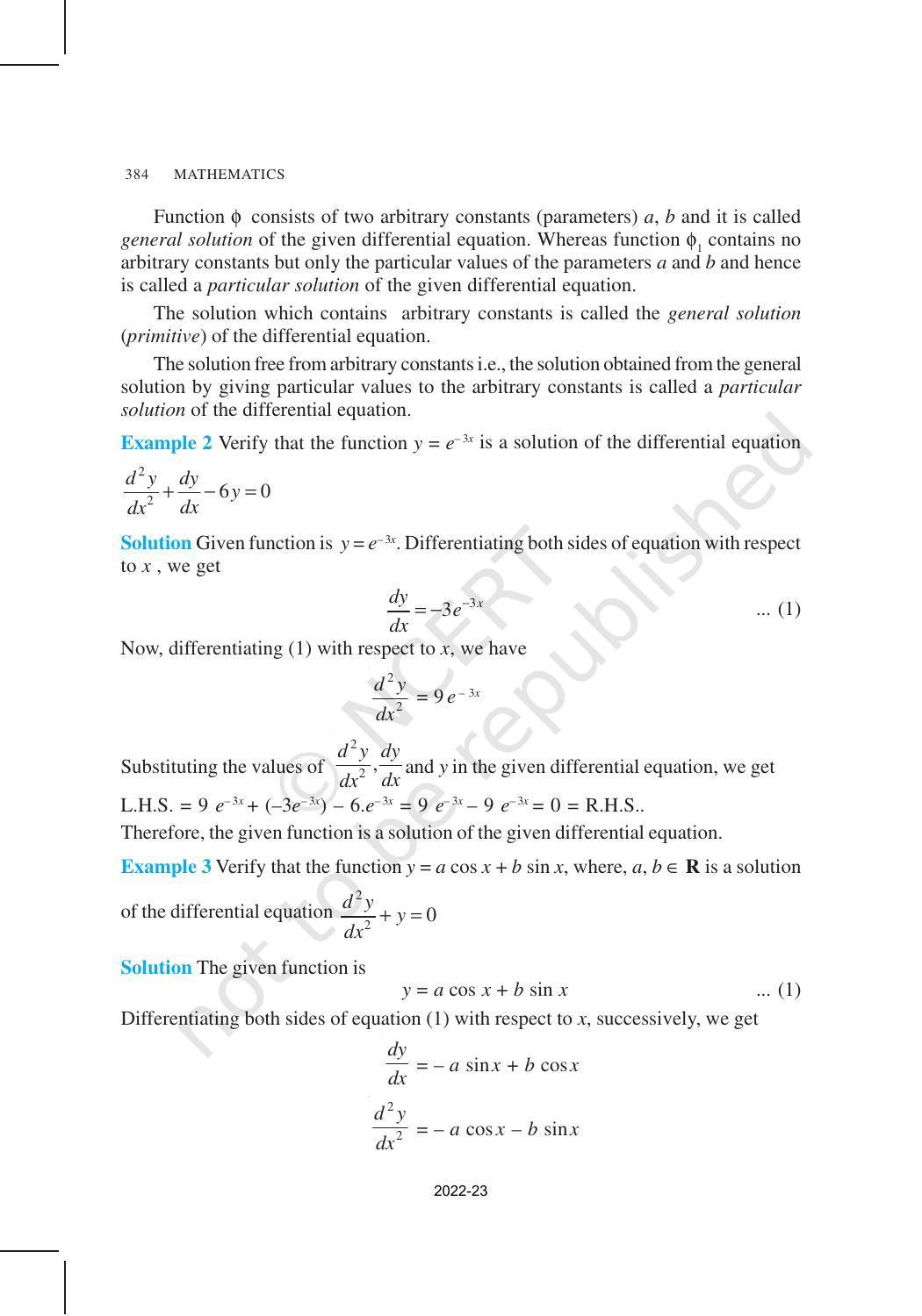 NCERT Book for Class 12 Maths Chapter 9 Differential Equations - Page 6