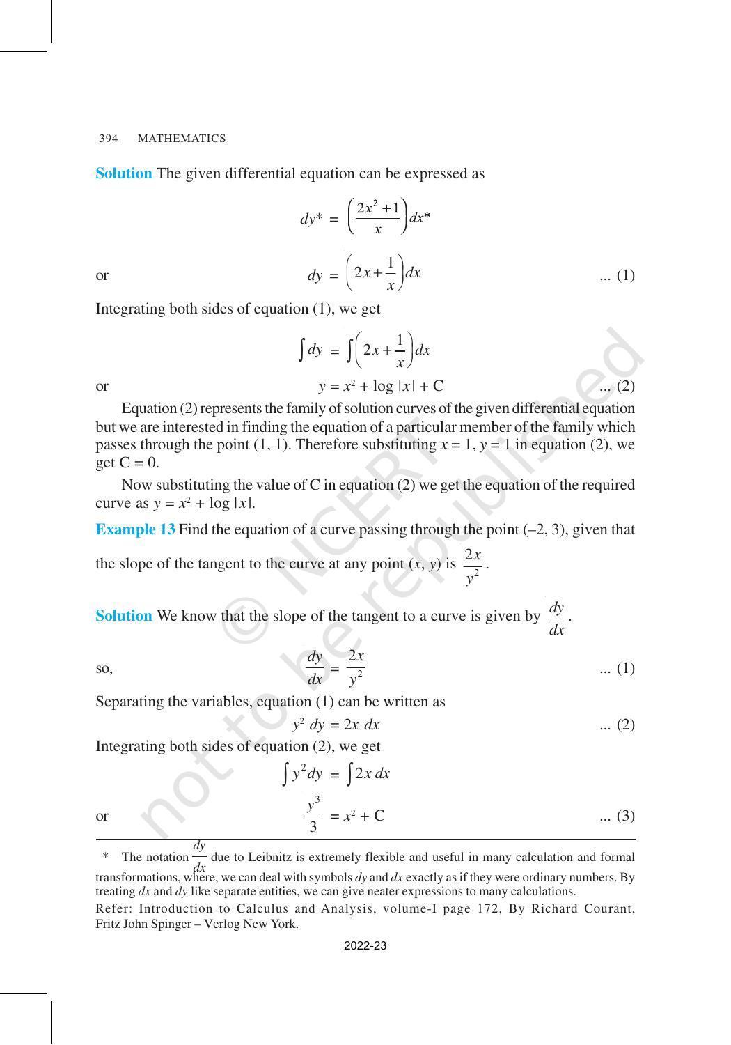 NCERT Book for Class 12 Maths Chapter 9 Differential Equations - Page 16