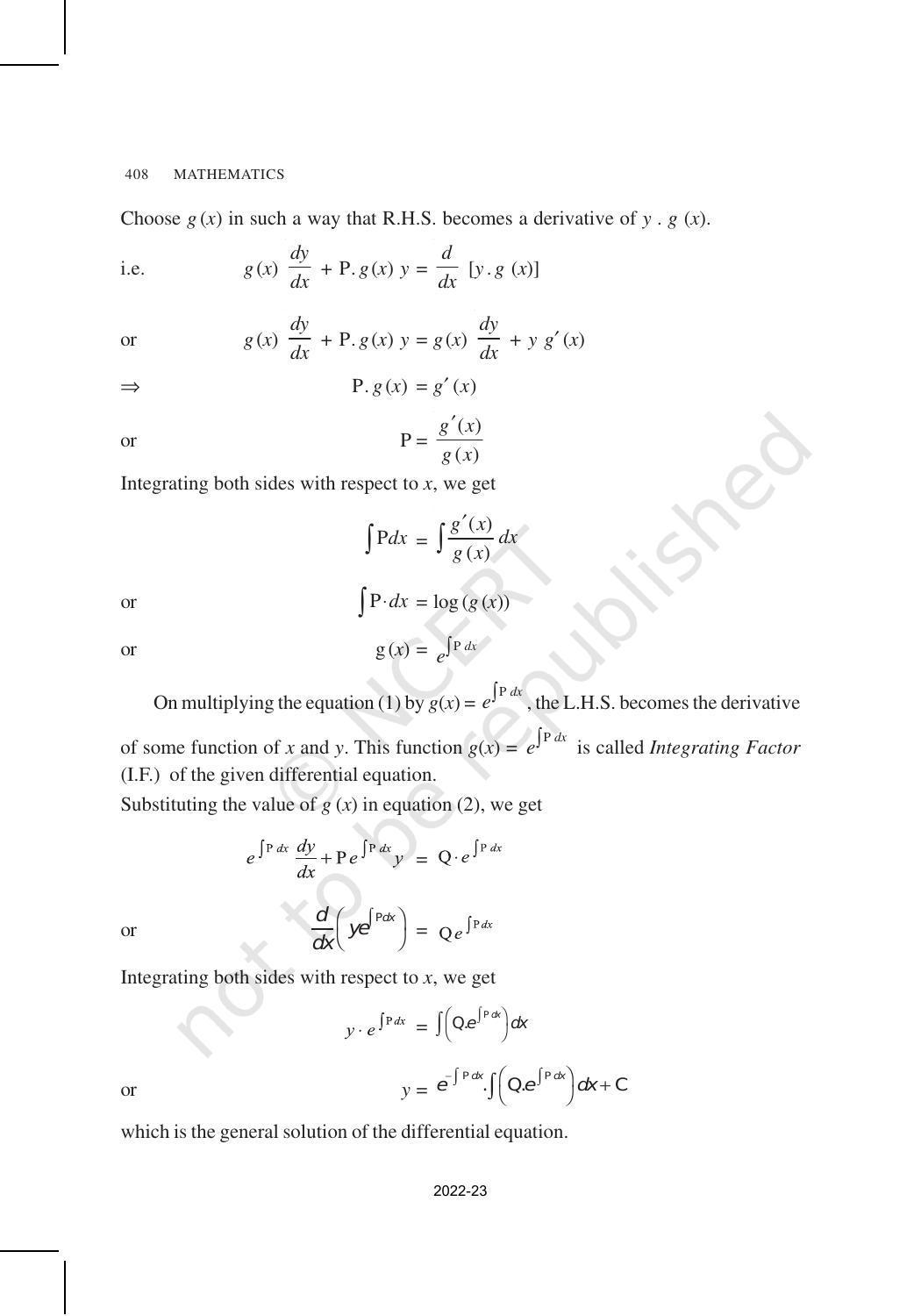 NCERT Book for Class 12 Maths Chapter 9 Differential Equations - Page 30