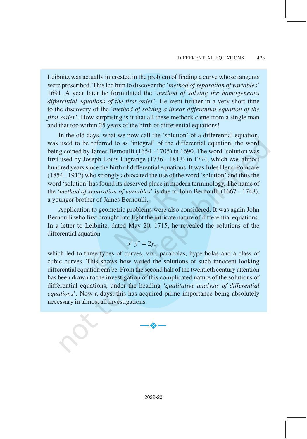 NCERT Book for Class 12 Maths Chapter 9 Differential Equations - Page 45