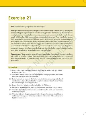 NCERT Laboratory Manuals for Class XII Biology - Exercise 21