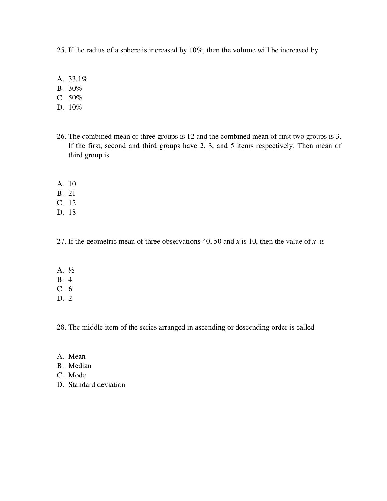 IMU CET MBA Sample Paper - Page 6
