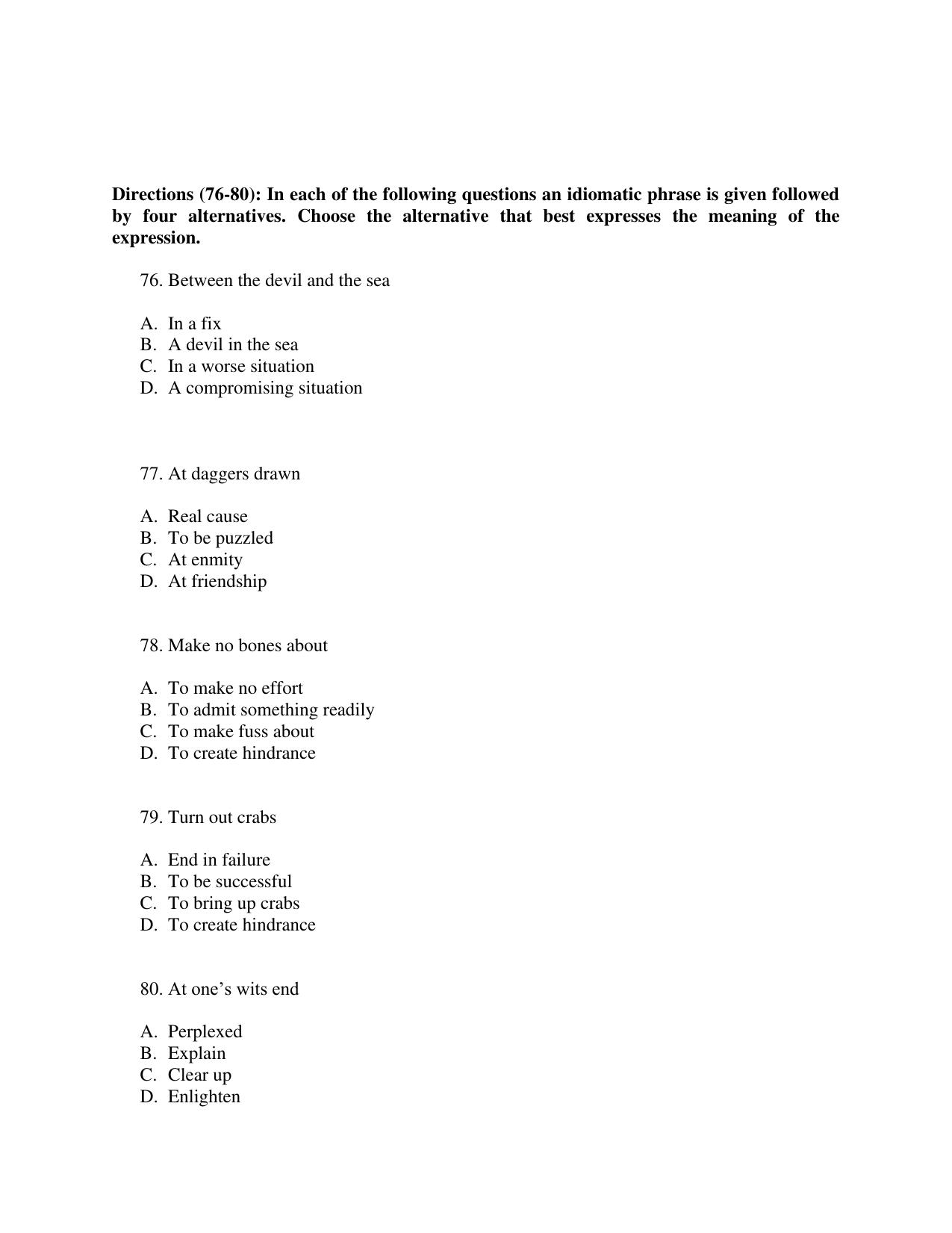 IMU CET MBA Sample Paper - Page 19