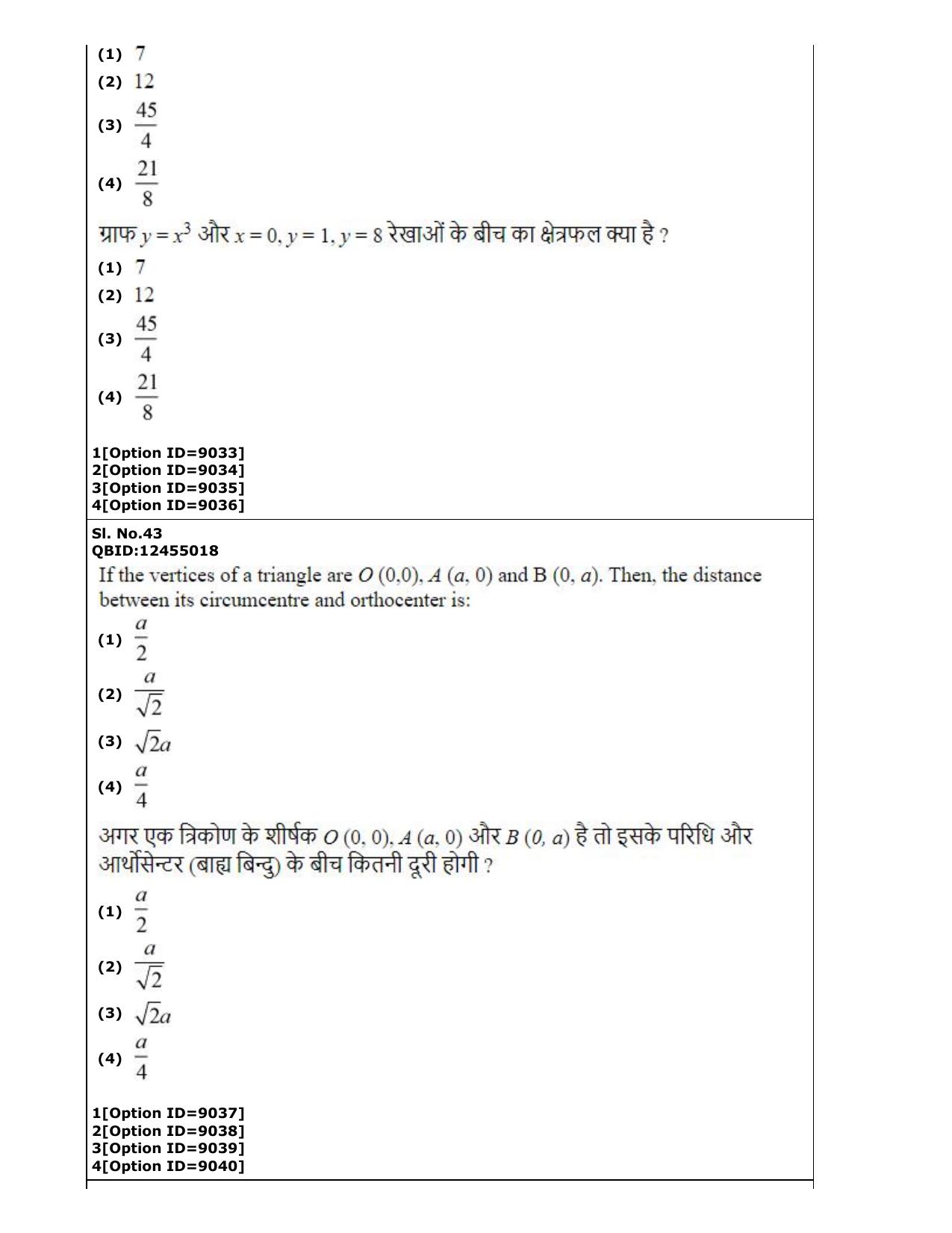 CUET (PG) 2022: PGQP-26 Computer Science and Information Technology (3-09-2022) Question Paper - Page 25