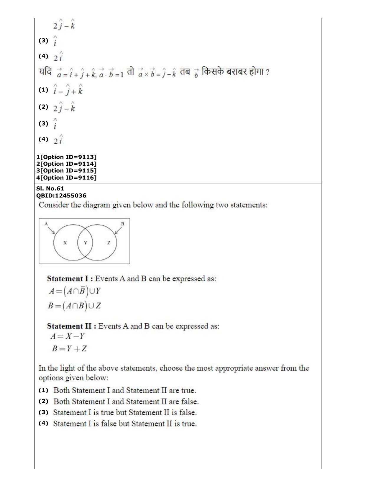 CUET (PG) 2022: PGQP-26 Computer Science and Information Technology (3-09-2022) Question Paper - Page 35