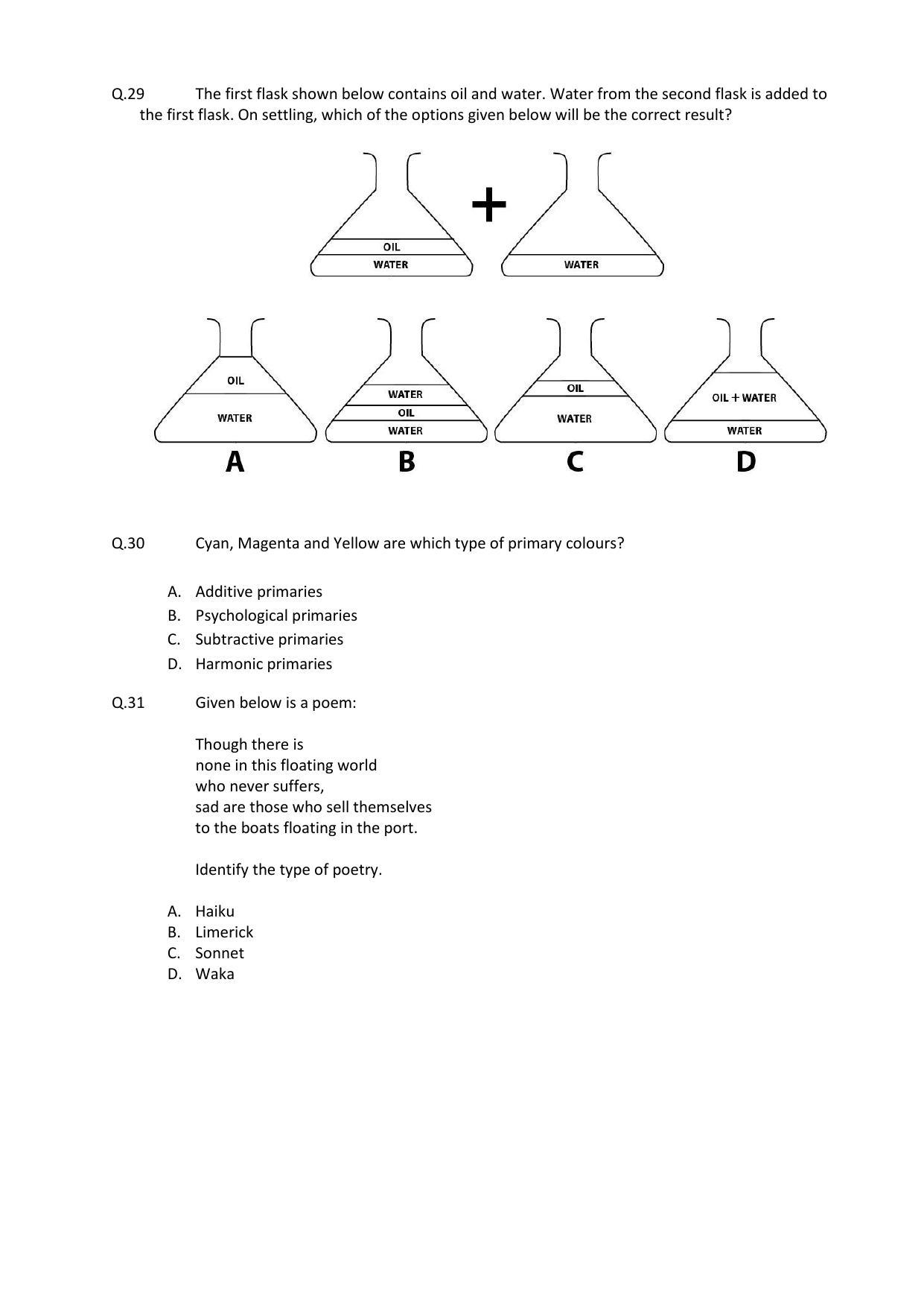 CEED 2016 Question Paper - Page 12