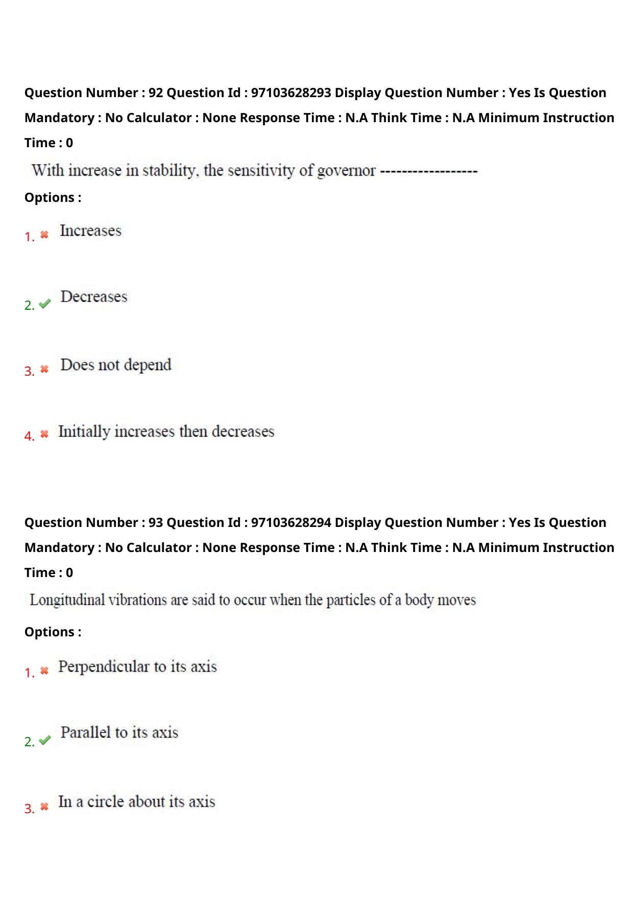AP RCET 2024 Mechanical Engineering Question Paper - Page 58
