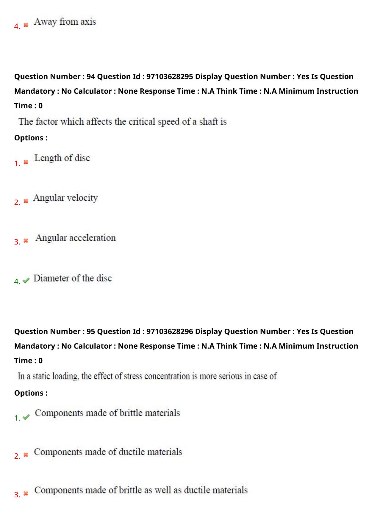 AP RCET 2024 Mechanical Engineering Question Paper - Page 59